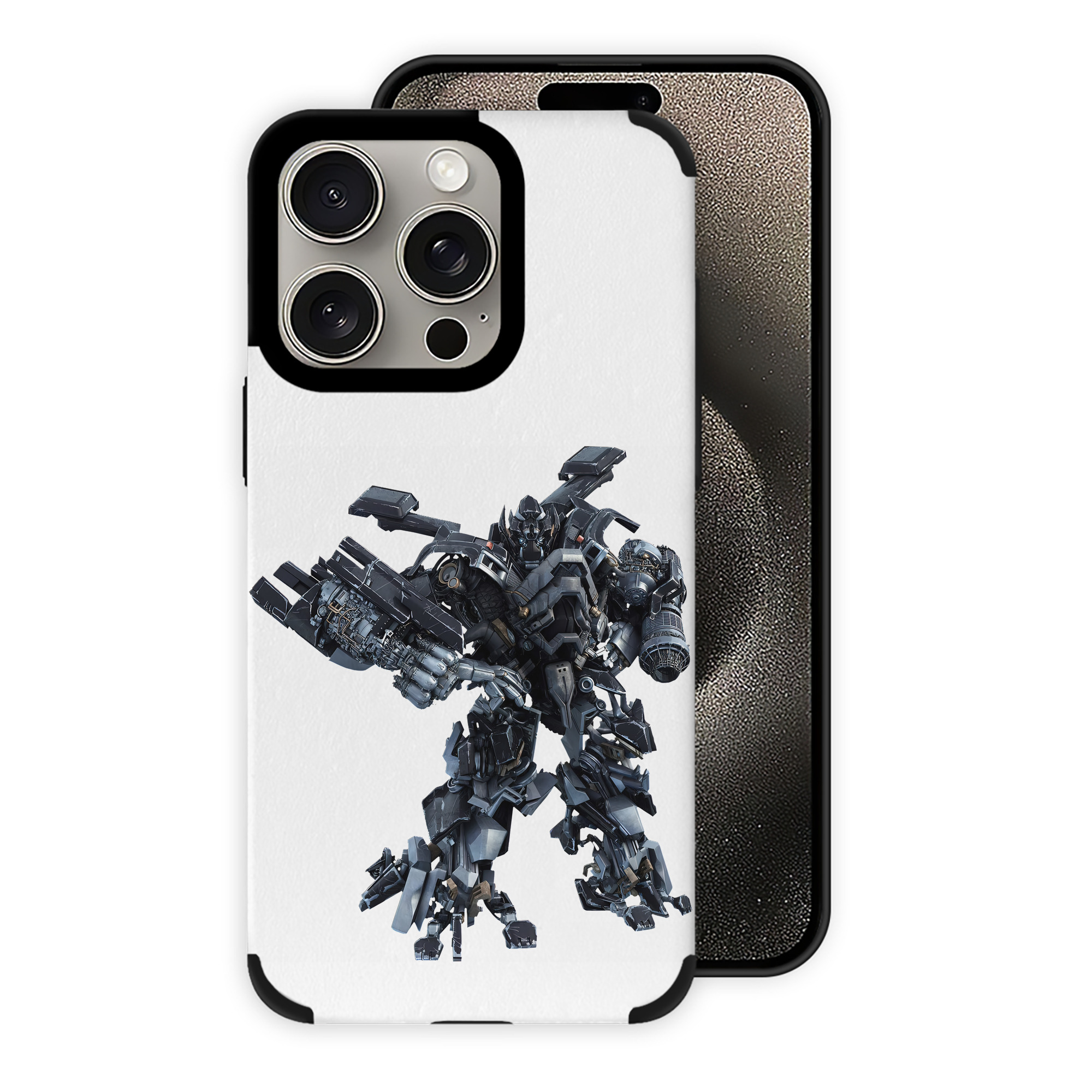 （画像用） Transformers トランスフォーマー 【iPhone15ProMax対応】 PUレザー スマホケース 耐衝撃＆黄変防止