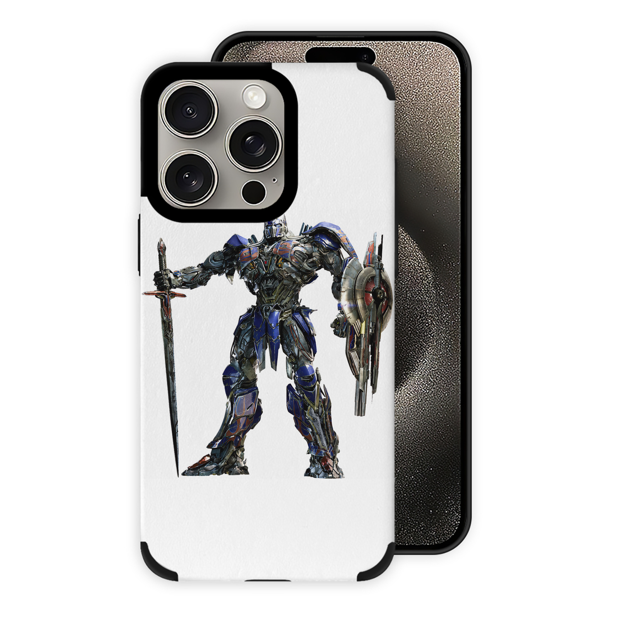 （画像用） Transformers トランスフォーマー 【iPhone15ProMax対応】 PUレザー スマホケース 耐衝撃＆黄変防止