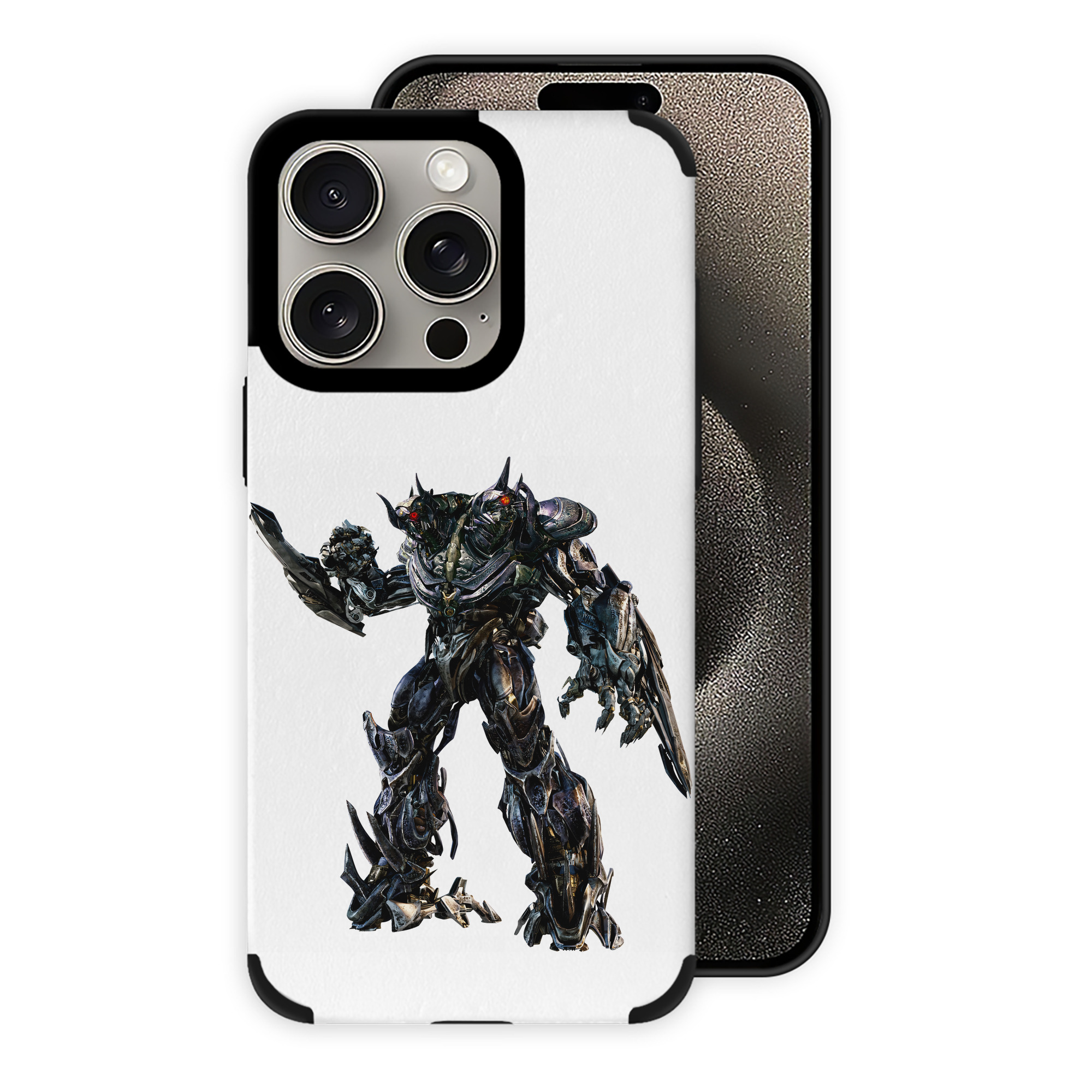 （画像用） Transformers トランスフォーマー 【iPhone15ProMax対応】 PUレザー スマホケース 耐衝撃＆黄変防止