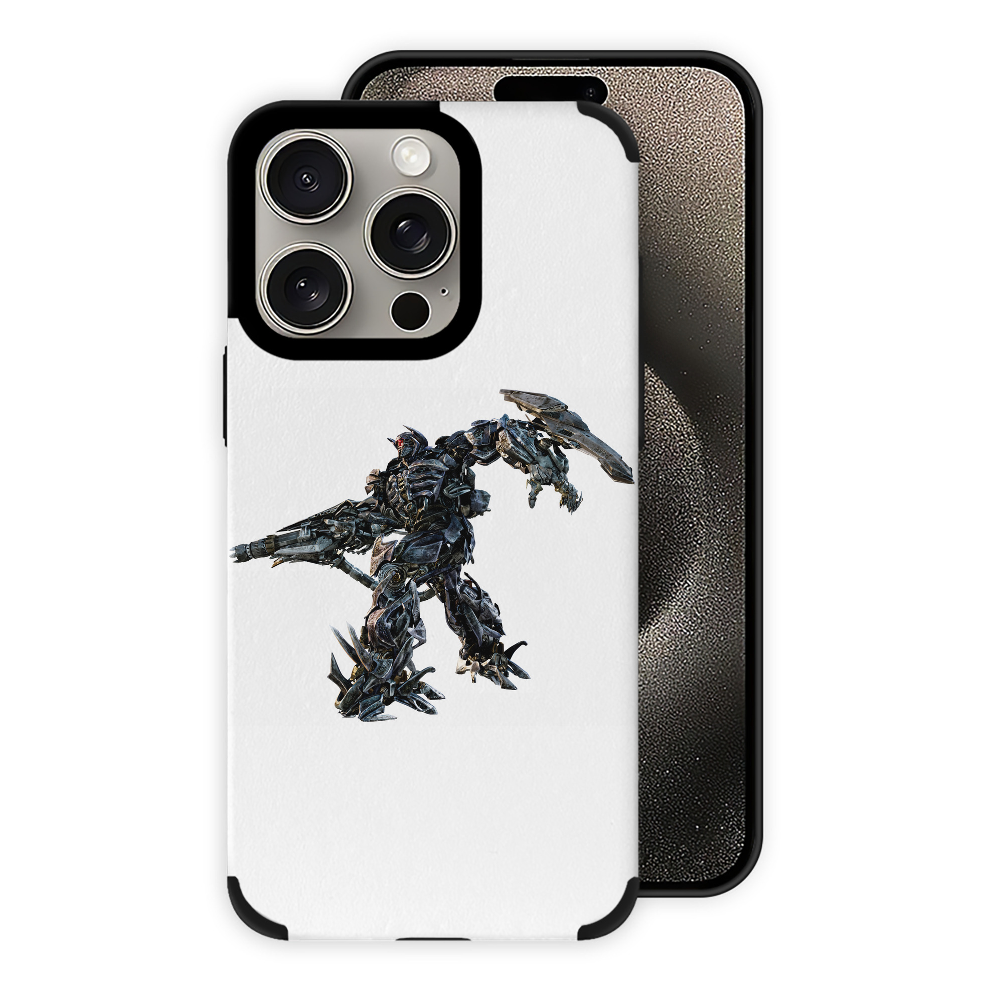 （画像用） Transformers トランスフォーマー 【iPhone15ProMax対応】 PUレザー スマホケース 耐衝撃＆黄変防止