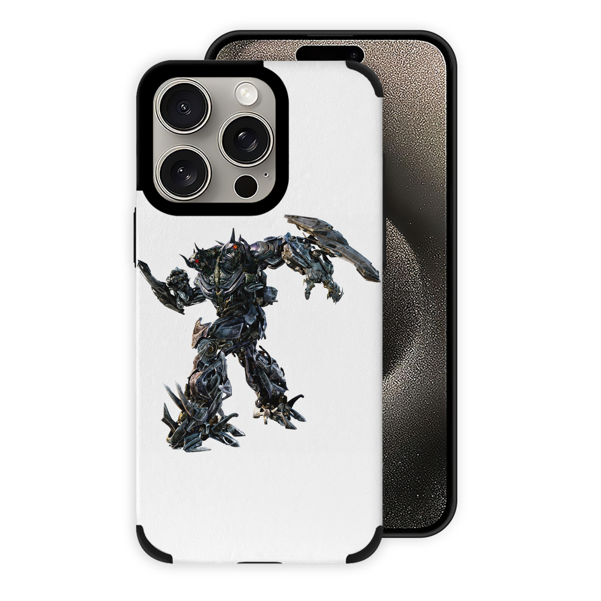 （画像用） Transformers トランスフォーマー 【iPhone15ProMax対応】 PUレザー スマホケース 耐衝撃＆黄変防止