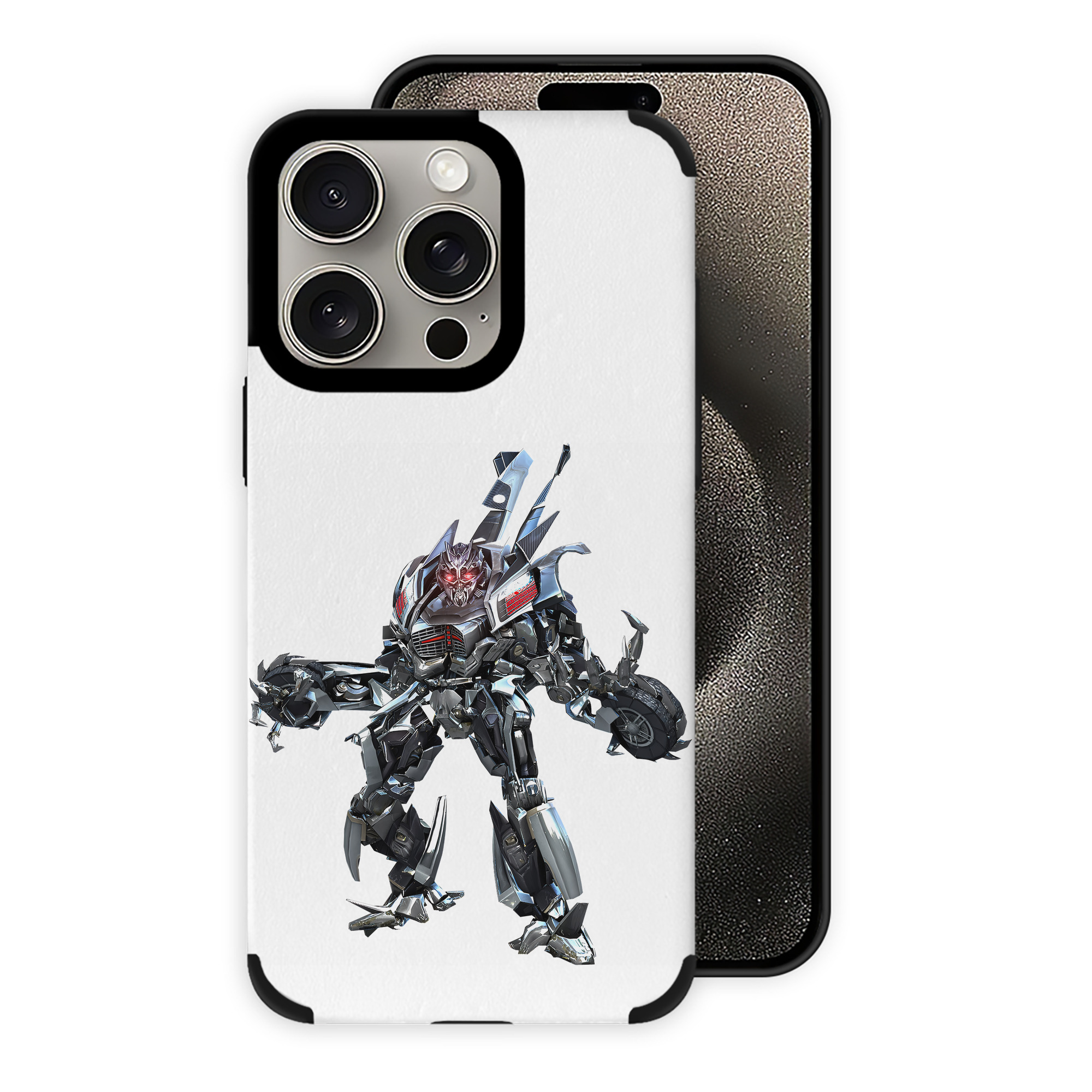 （画像用） Transformers トランスフォーマー 【iPhone15ProMax対応】 PUレザー スマホケース 耐衝撃＆黄変防止