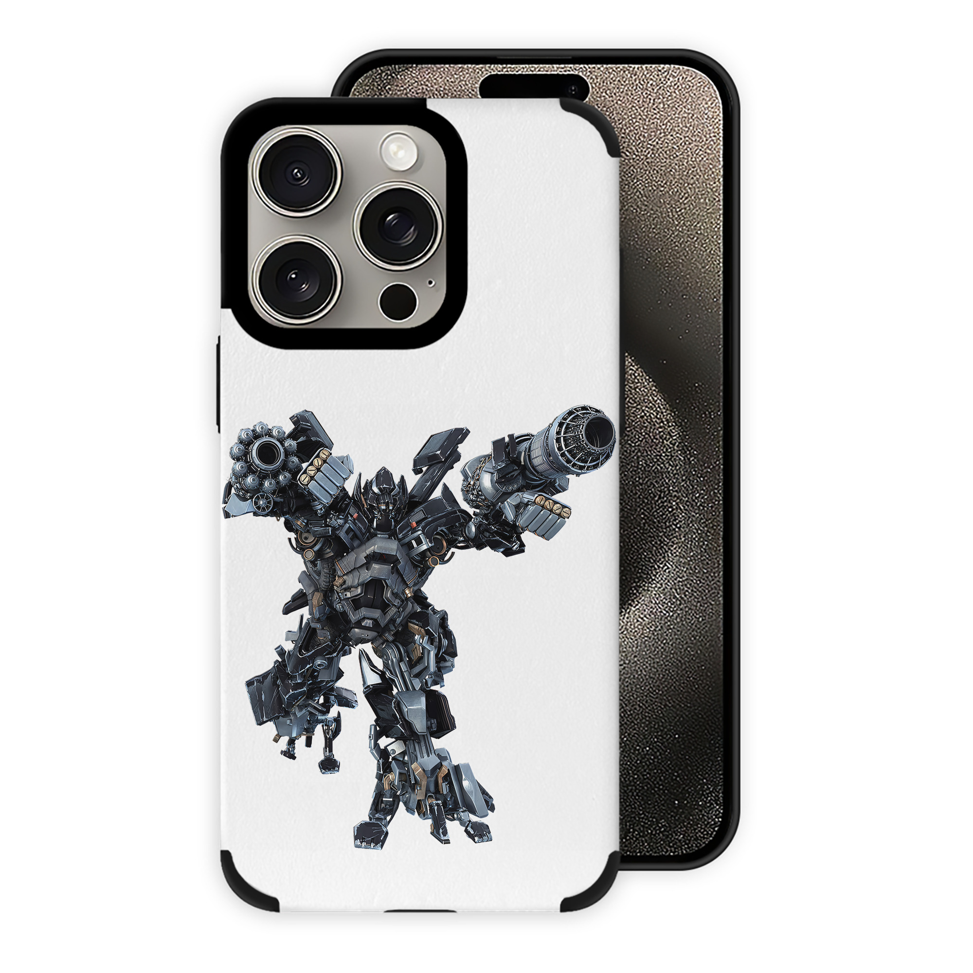 （画像用） Transformers トランスフォーマー 【iPhone15ProMax対応】 PUレザー スマホケース 耐衝撃＆黄変防止