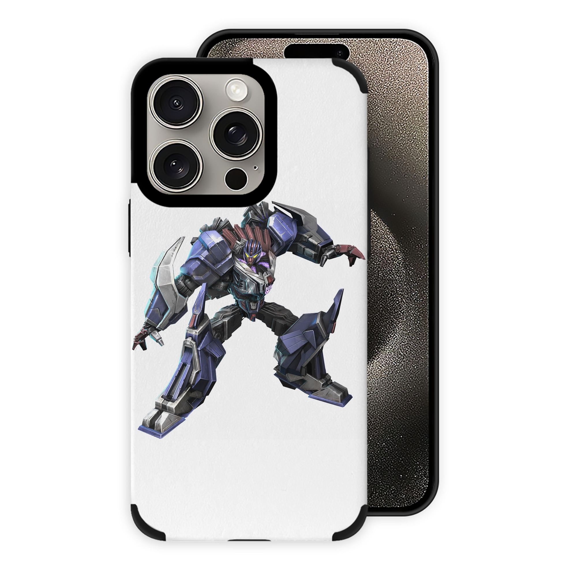 （画像用） Transformers トランスフォーマー 【iPhone15ProMax対応】 PUレザー スマホケース 耐衝撃＆黄変防止