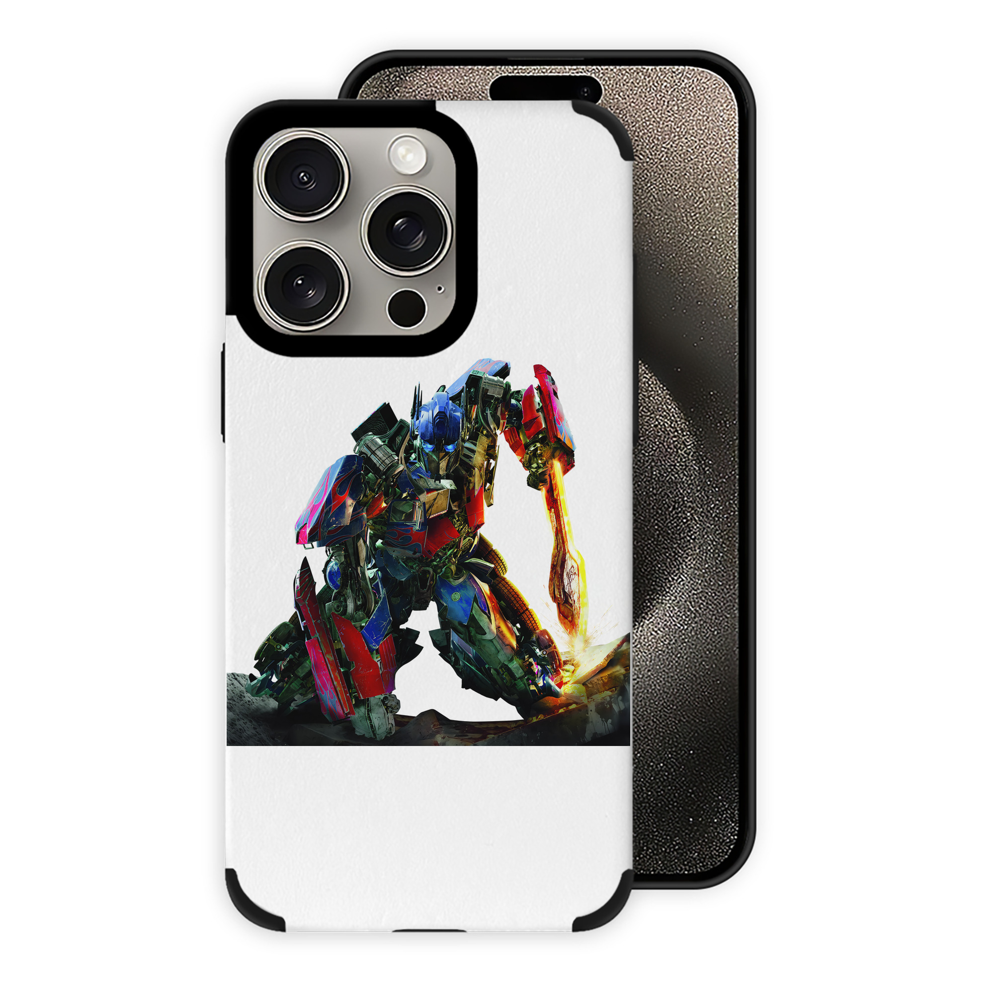 （画像用） Transformers トランスフォーマー 【iPhone15ProMax対応】 PUレザー スマホケース 耐衝撃＆黄変防止