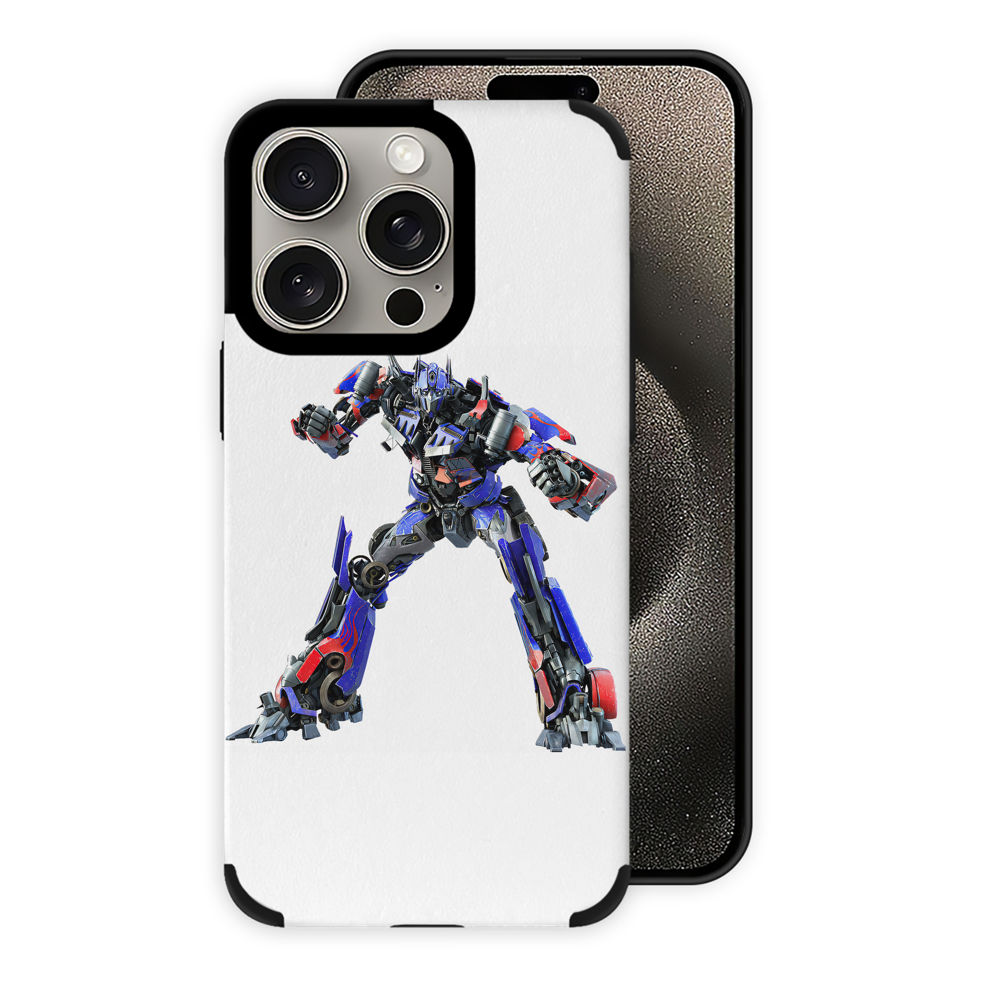 （画像用） Transformers トランスフォーマー 【iPhone15ProMax対応】 PUレザー スマホケース 耐衝撃＆黄変防止