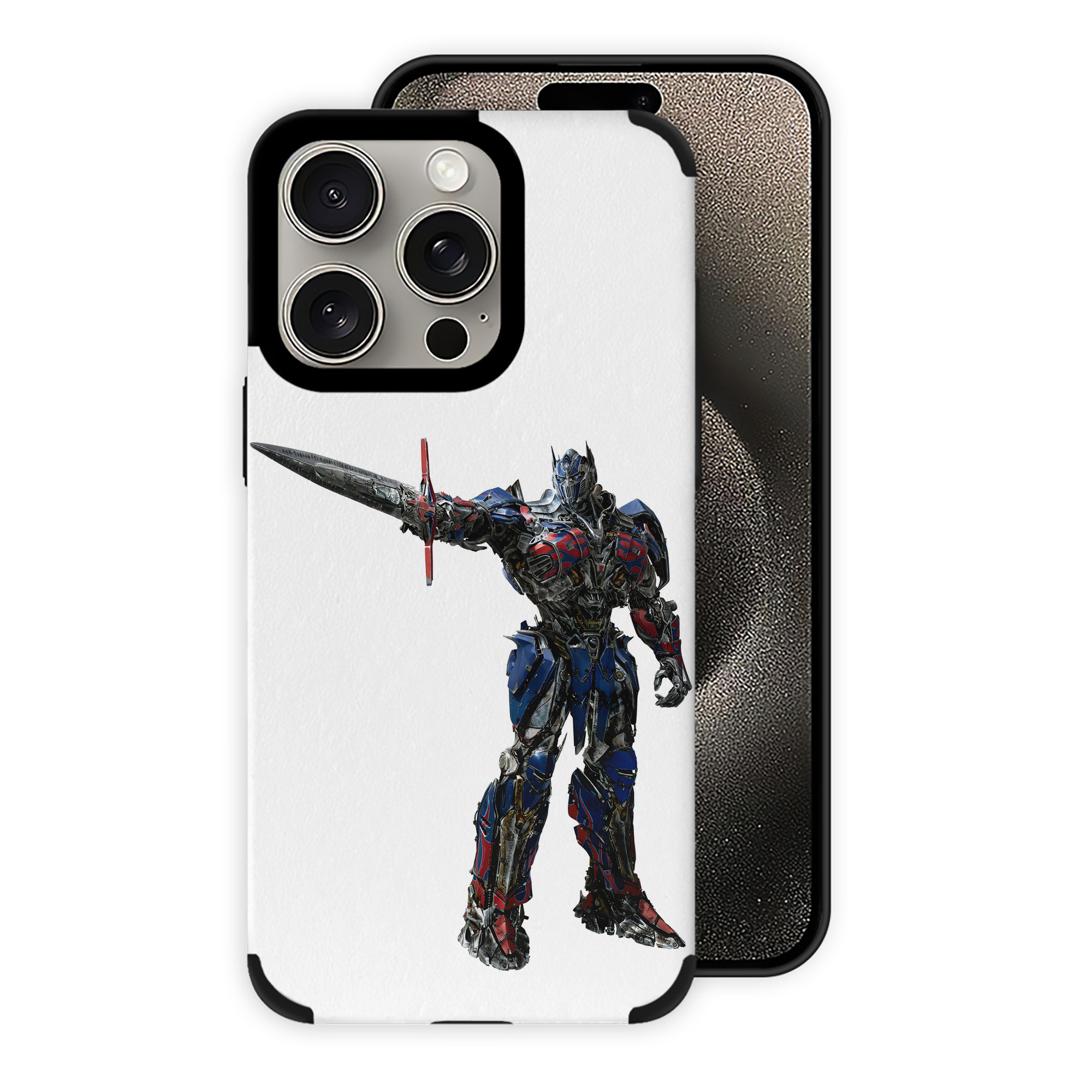 （画像用） Transformers トランスフォーマー 【iPhone15ProMax対応】 PUレザー スマホケース 耐衝撃＆黄変防止