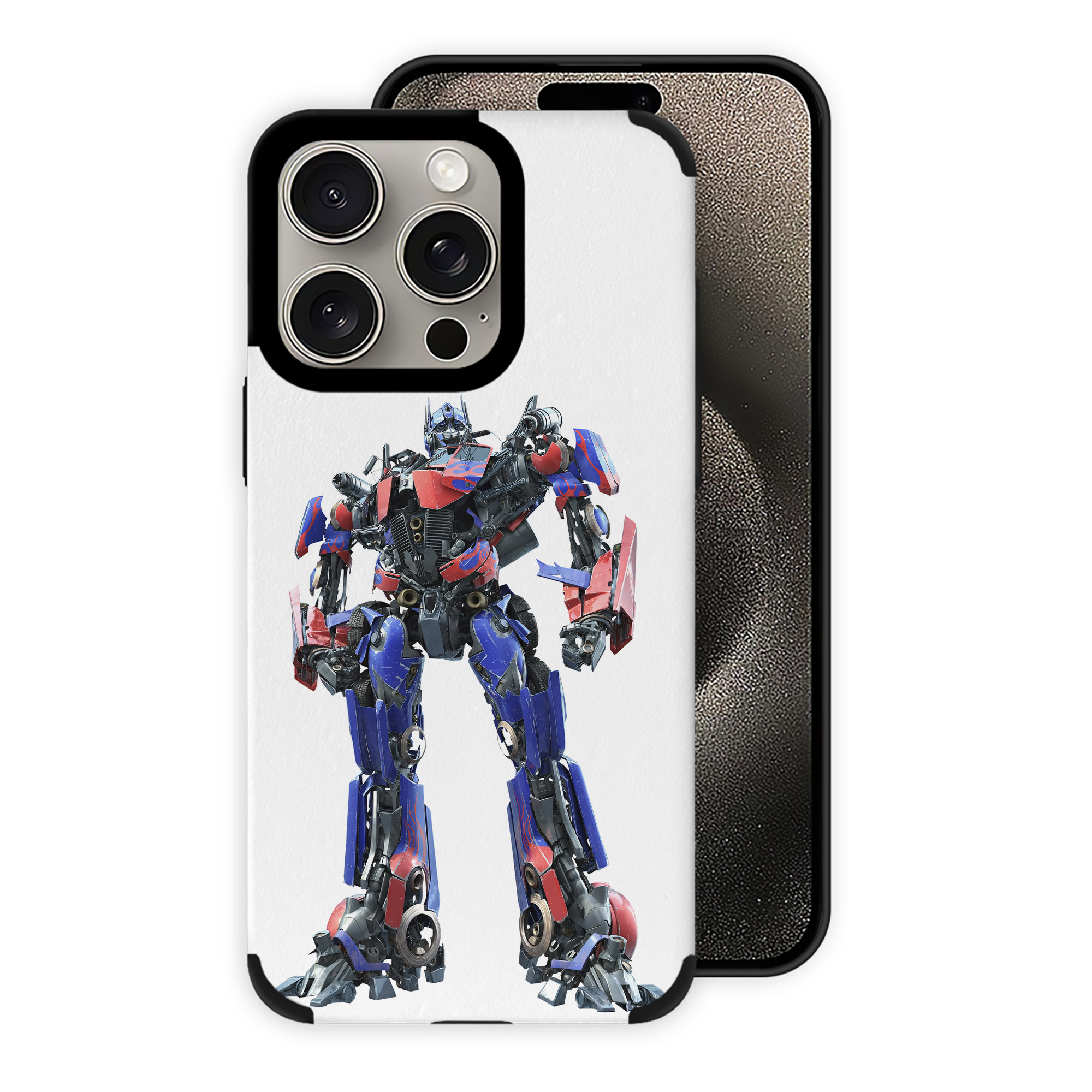 （画像用） Transformers トランスフォーマー 【iPhone15ProMax対応】 PUレザー スマホケース 耐衝撃＆黄変防止