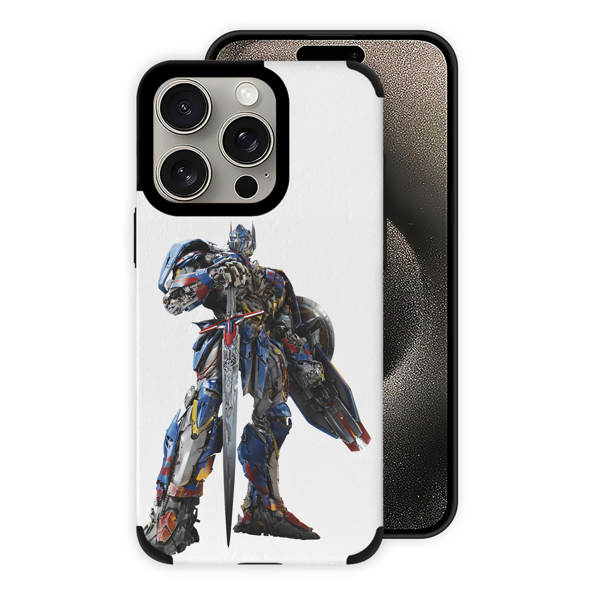 （画像用） Transformers トランスフォーマー 【iPhone15ProMax対応】 PUレザー スマホケース 耐衝撃＆黄変防止