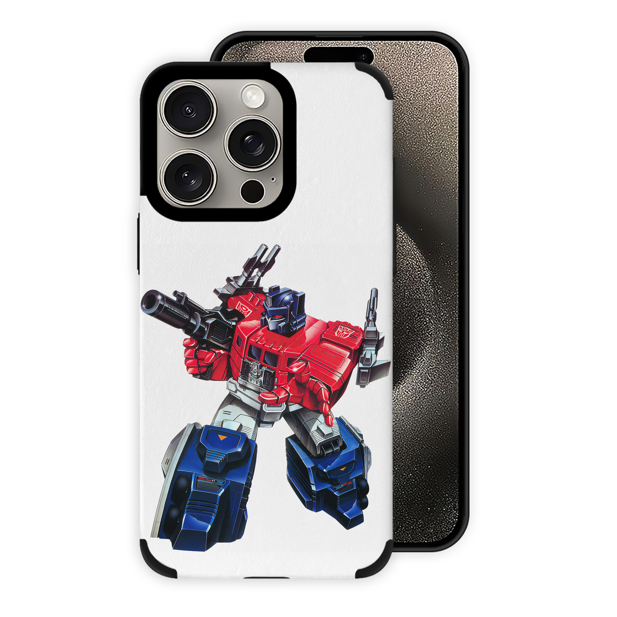 （画像用） Transformers トランスフォーマー 【iPhone15ProMax対応】 PUレザー スマホケース 耐衝撃＆黄変防止