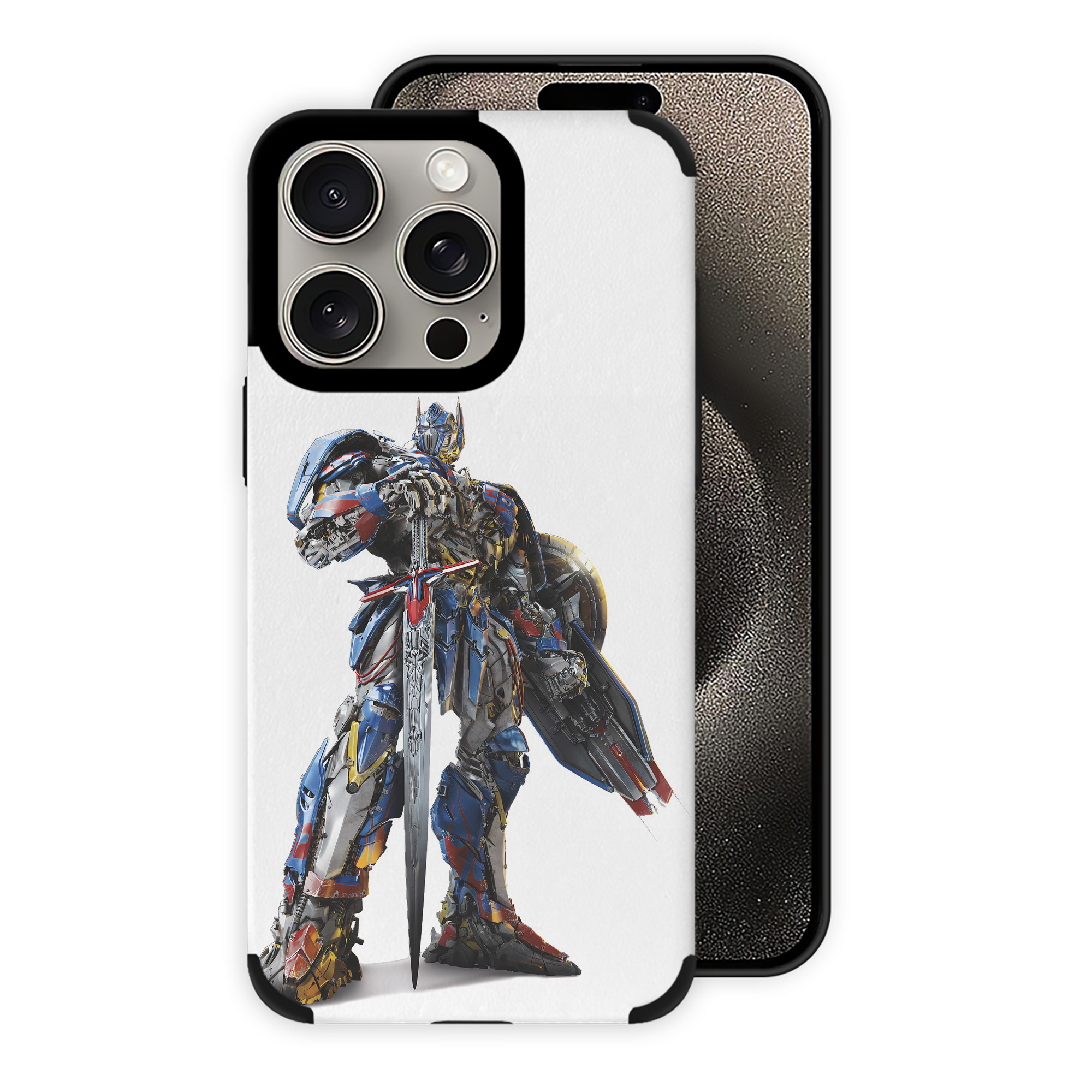（画像用） Transformers トランスフォーマー 【iPhone15ProMax対応】 PUレザー スマホケース 耐衝撃＆黄変防止