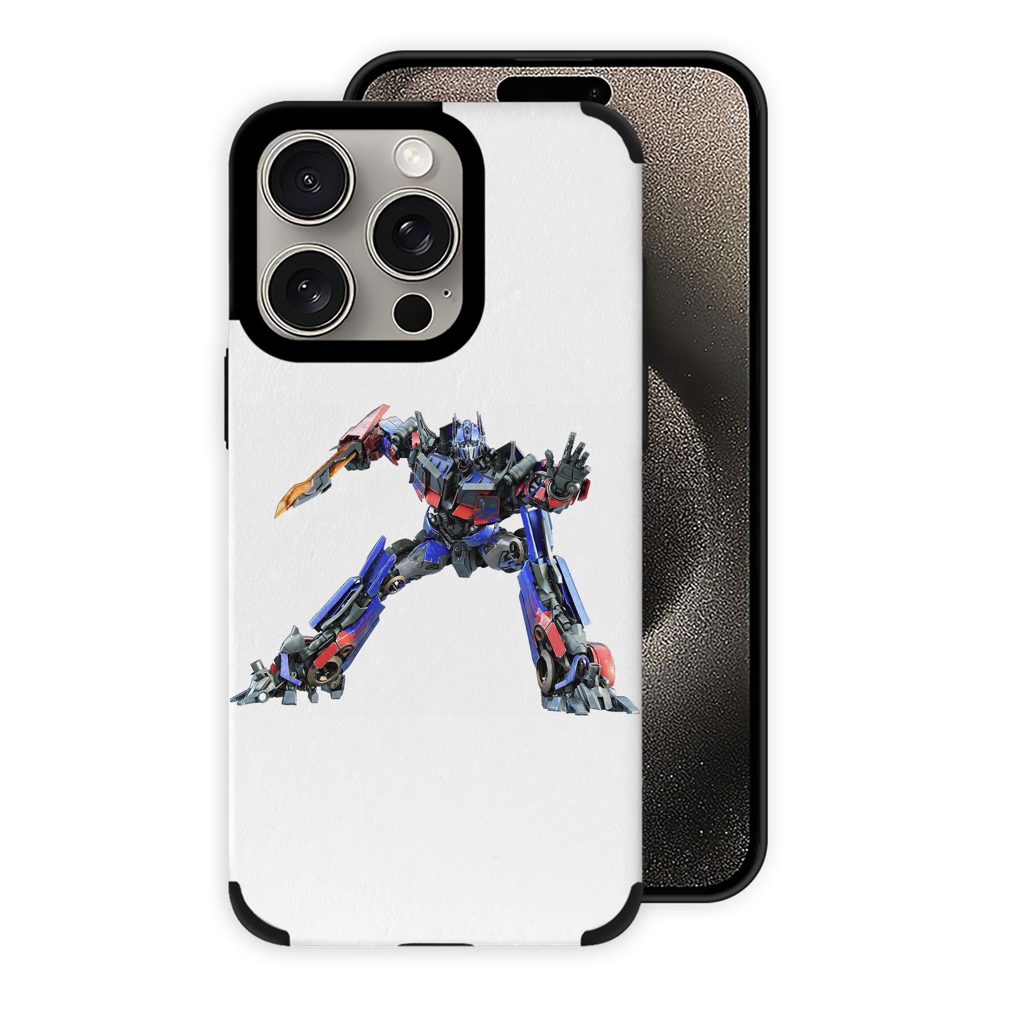 （画像用） Transformers トランスフォーマー 【iPhone15ProMax対応】 PUレザー スマホケース 耐衝撃＆黄変防止