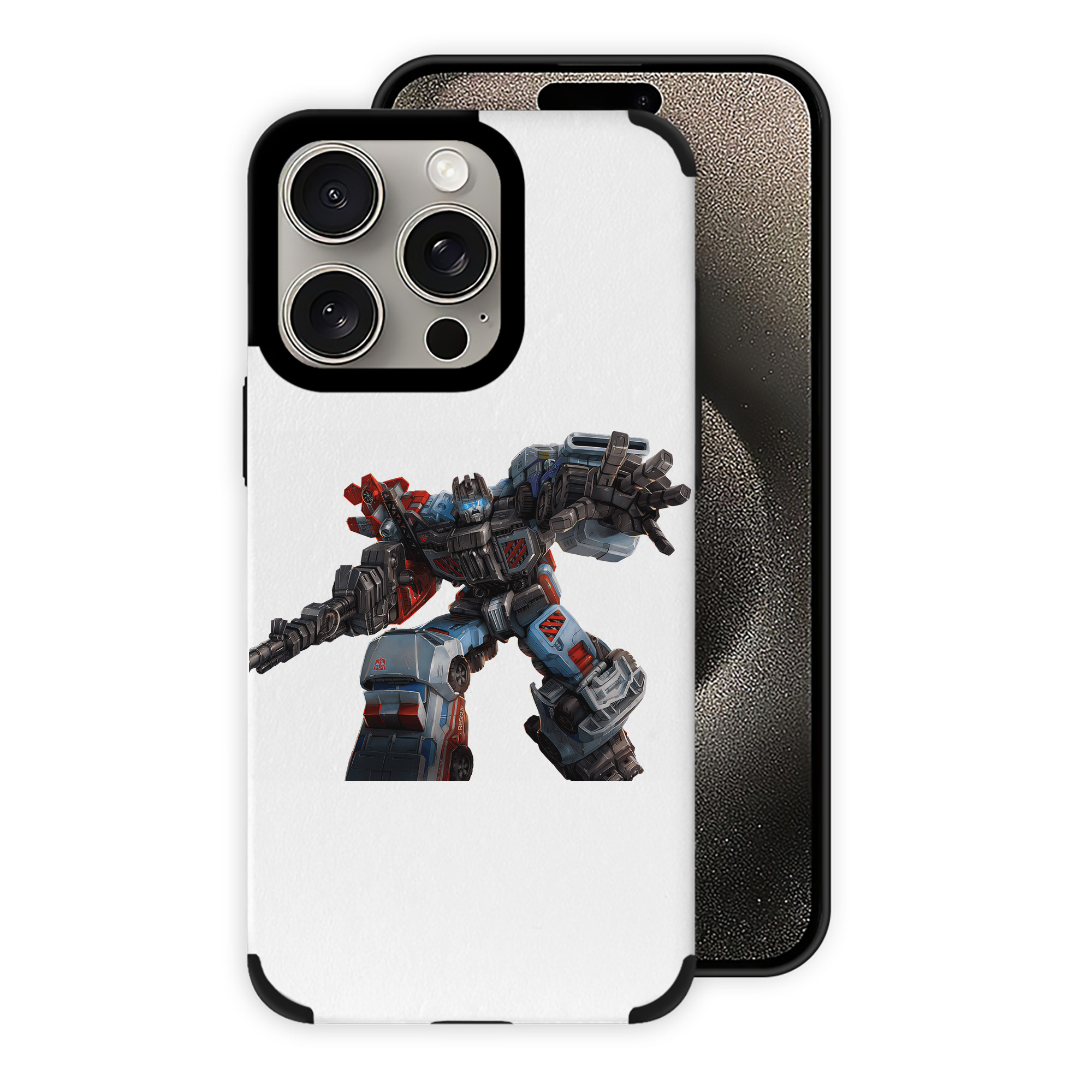 （画像用） Transformers トランスフォーマー 【iPhone15ProMax対応】 PUレザー スマホケース 耐衝撃＆黄変防止