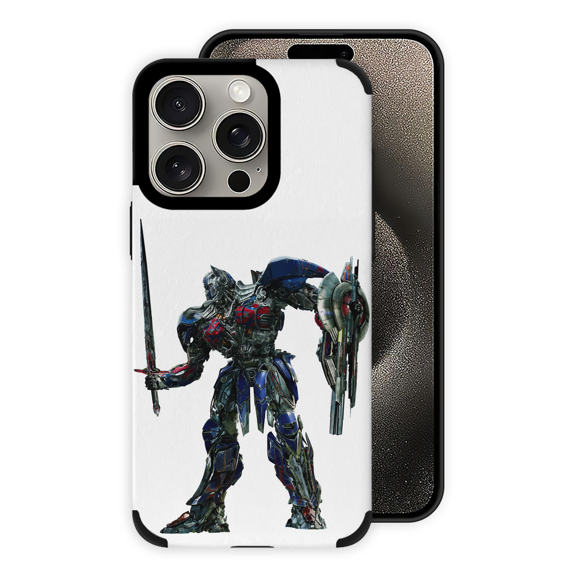 （画像用） Transformers トランスフォーマー 【iPhone15ProMax対応】 PUレザー スマホケース 耐衝撃＆黄変防止
