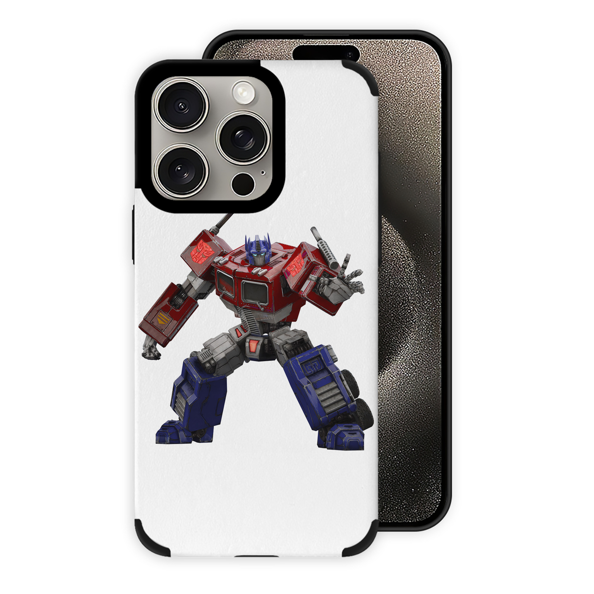（画像用） Transformers トランスフォーマー 【iPhone15ProMax対応】 PUレザー スマホケース 耐衝撃＆黄変防止