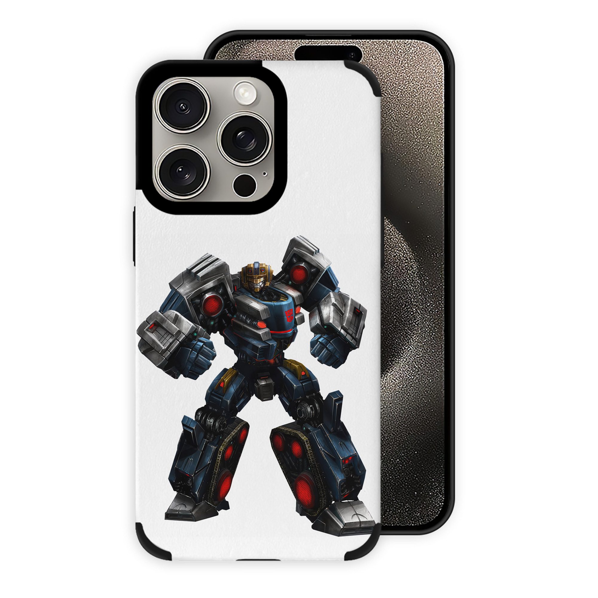 （画像用） Transformers トランスフォーマー 【iPhone15ProMax対応】 PUレザー スマホケース 耐衝撃＆黄変防止