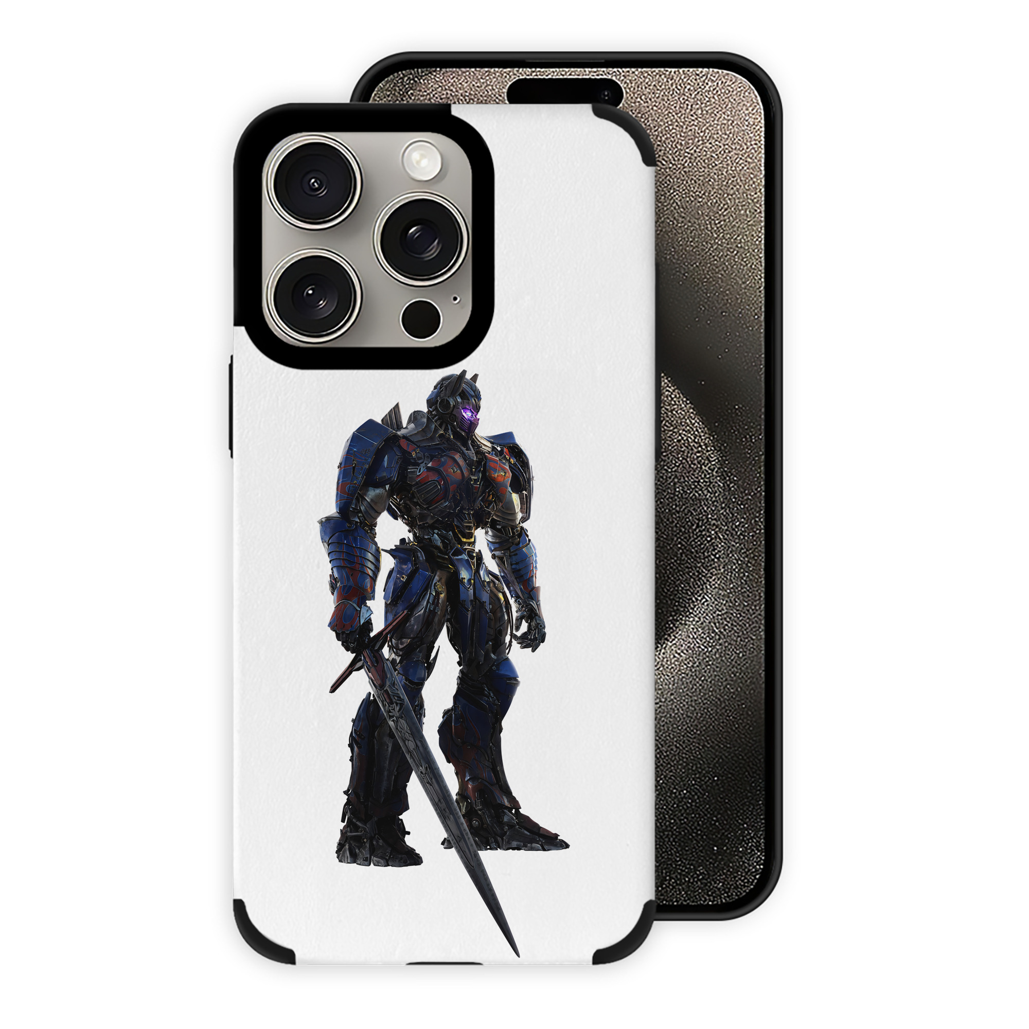 （画像用） Transformers トランスフォーマー 【iPhone15ProMax対応】 PUレザー スマホケース 耐衝撃＆黄変防止