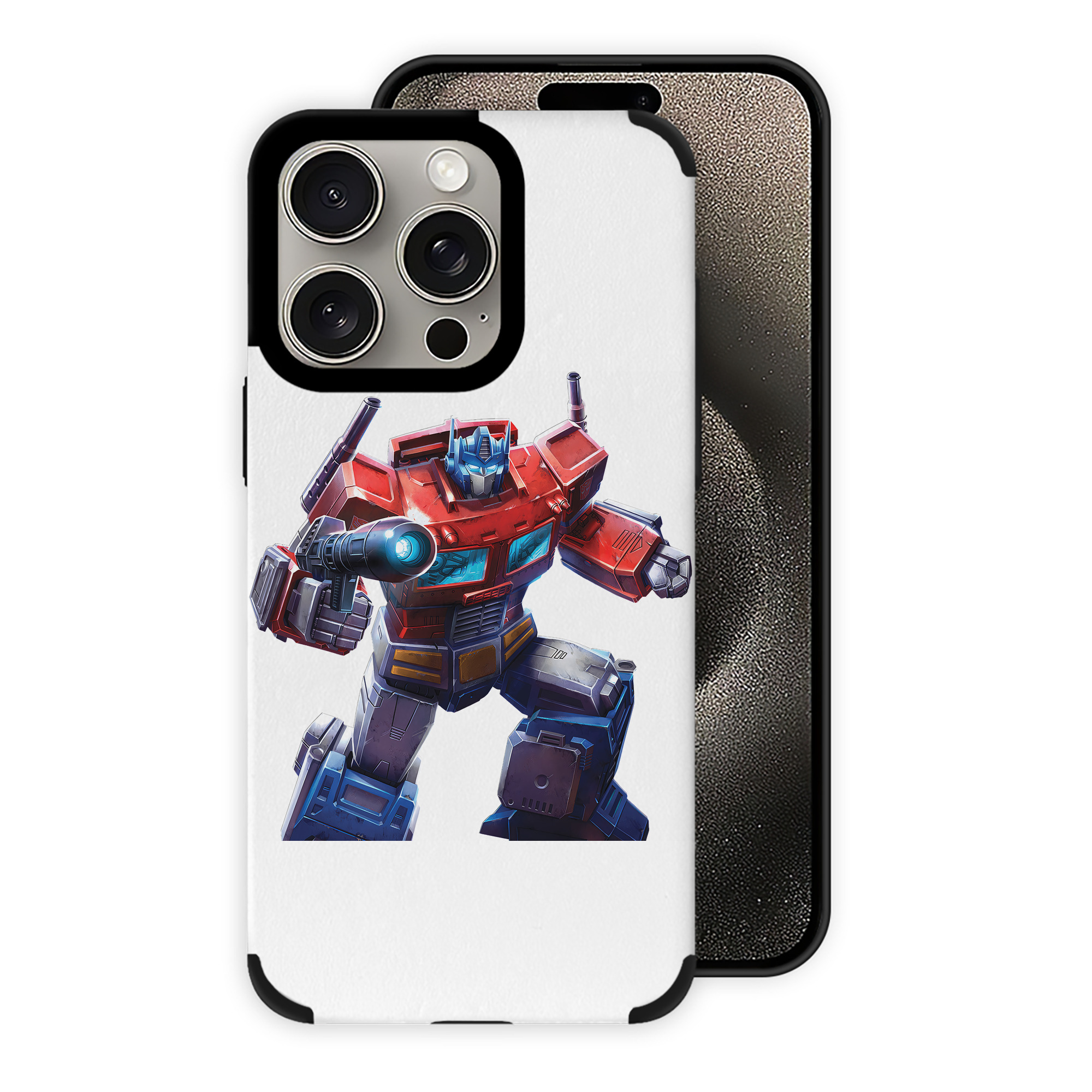 （画像用） Transformers トランスフォーマー 【iPhone15ProMax対応】 PUレザー スマホケース 耐衝撃＆黄変防止