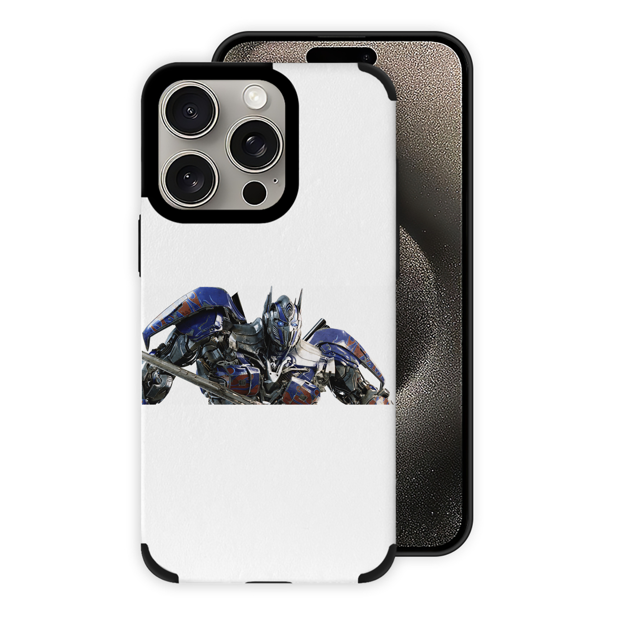 （画像用） Transformers トランスフォーマー 【iPhone15ProMax対応】 PUレザー スマホケース 耐衝撃＆黄変防止
