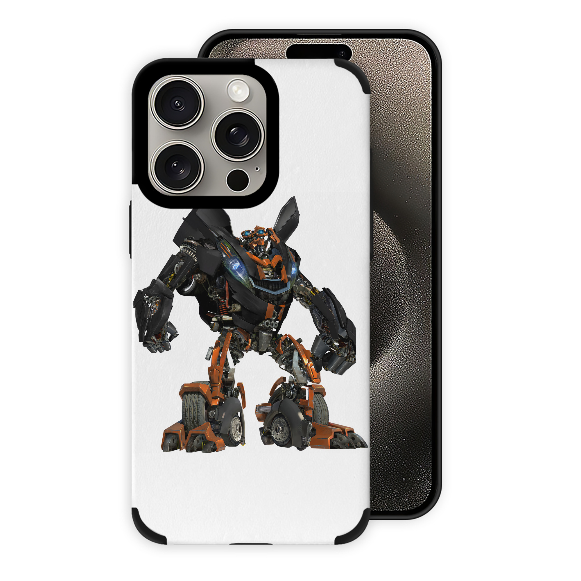 （画像用） Transformers トランスフォーマー 【iPhone15ProMax対応】 PUレザー スマホケース 耐衝撃＆黄変防止