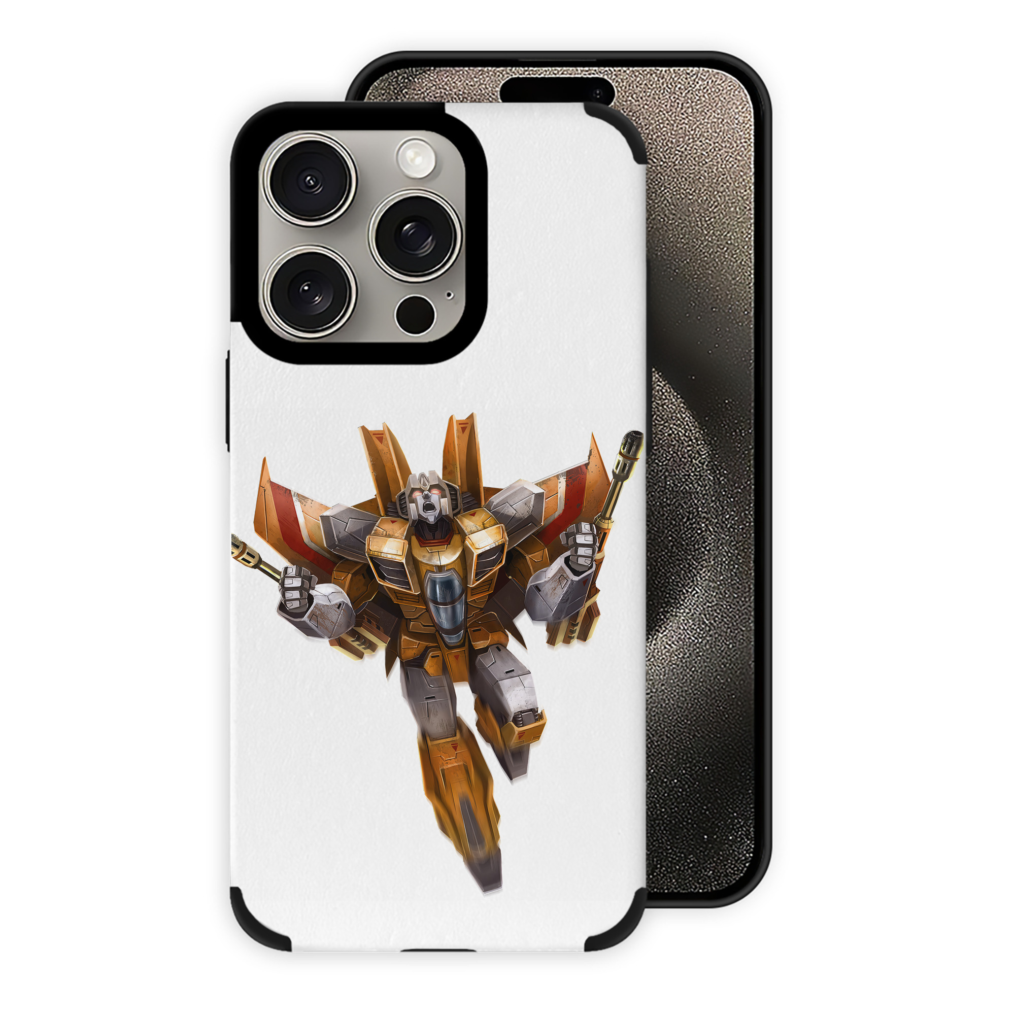 （画像用） Transformers トランスフォーマー 【iPhone15ProMax対応】 PUレザー スマホケース 耐衝撃＆黄変防止