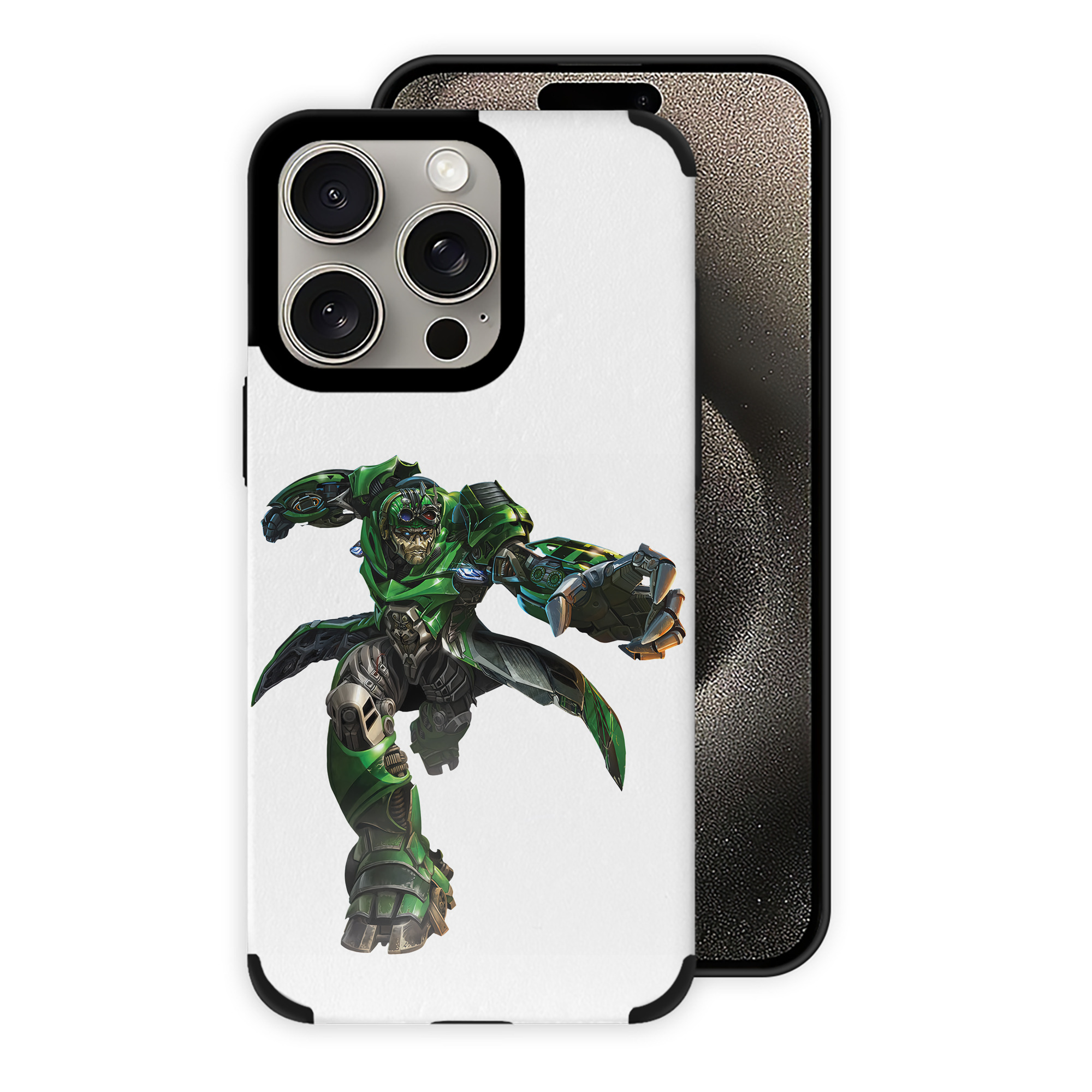 （画像用） Transformers トランスフォーマー 【iPhone15ProMax対応】 PUレザー スマホケース 耐衝撃＆黄変防止