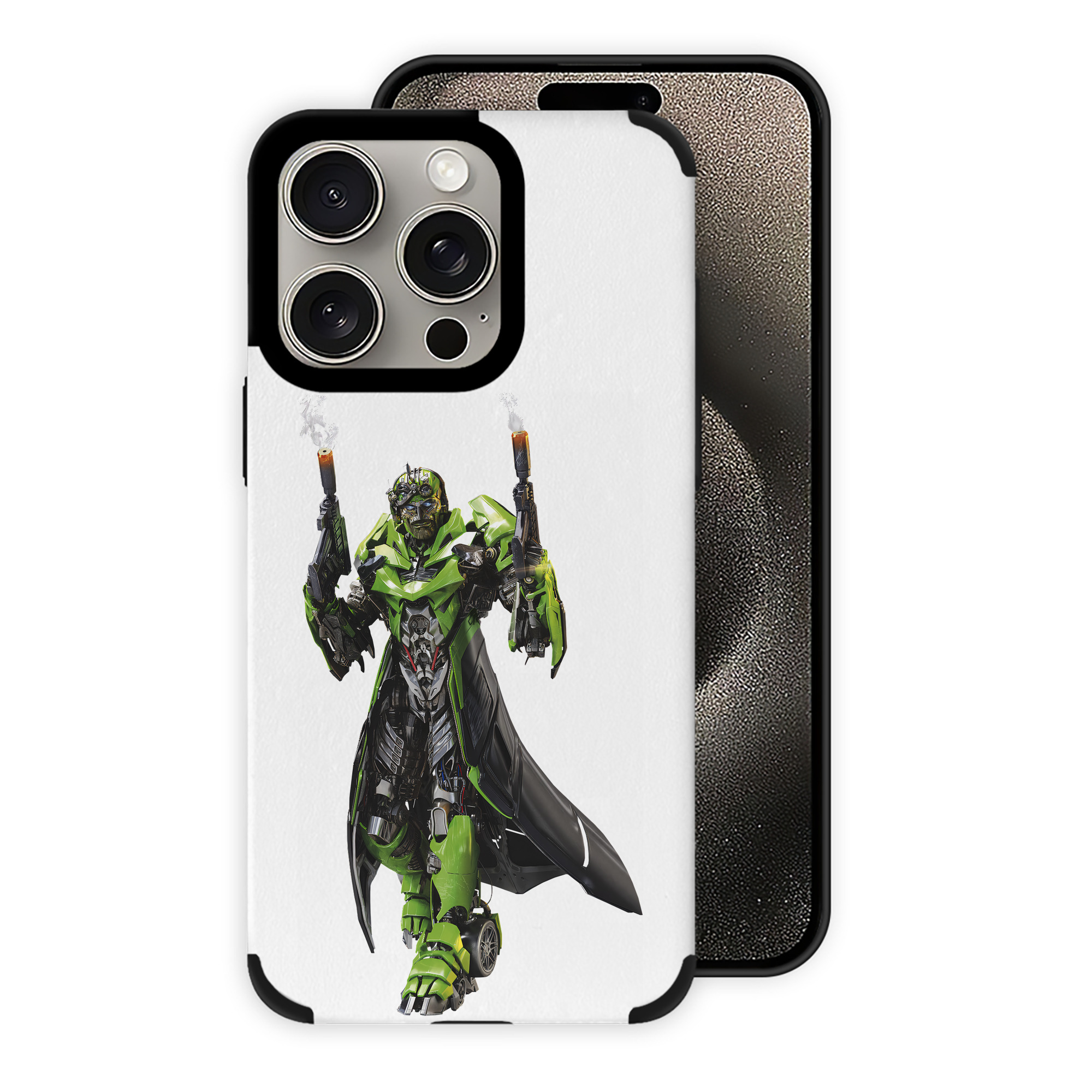 （画像用） Transformers トランスフォーマー 【iPhone15ProMax対応】 PUレザー スマホケース 耐衝撃＆黄変防止