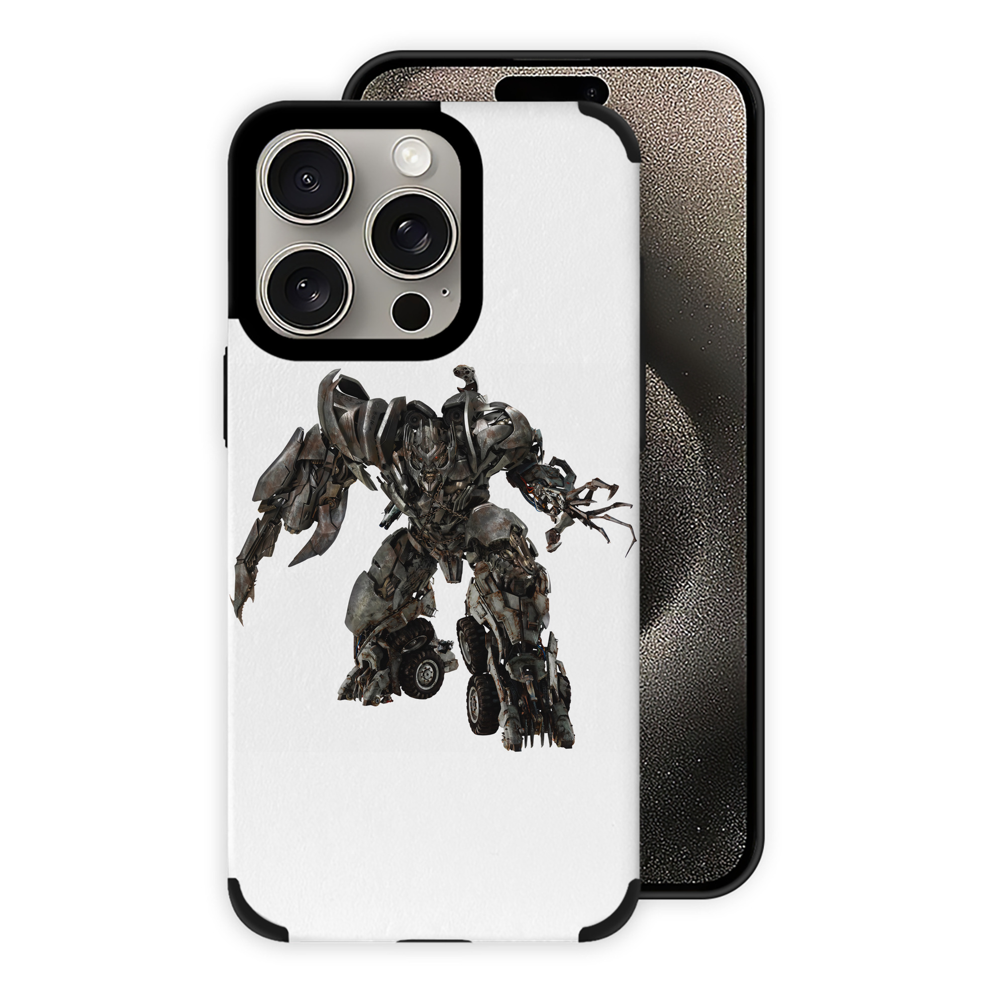 （画像用） Transformers トランスフォーマー 【iPhone15ProMax対応】 PUレザー スマホケース 耐衝撃＆黄変防止