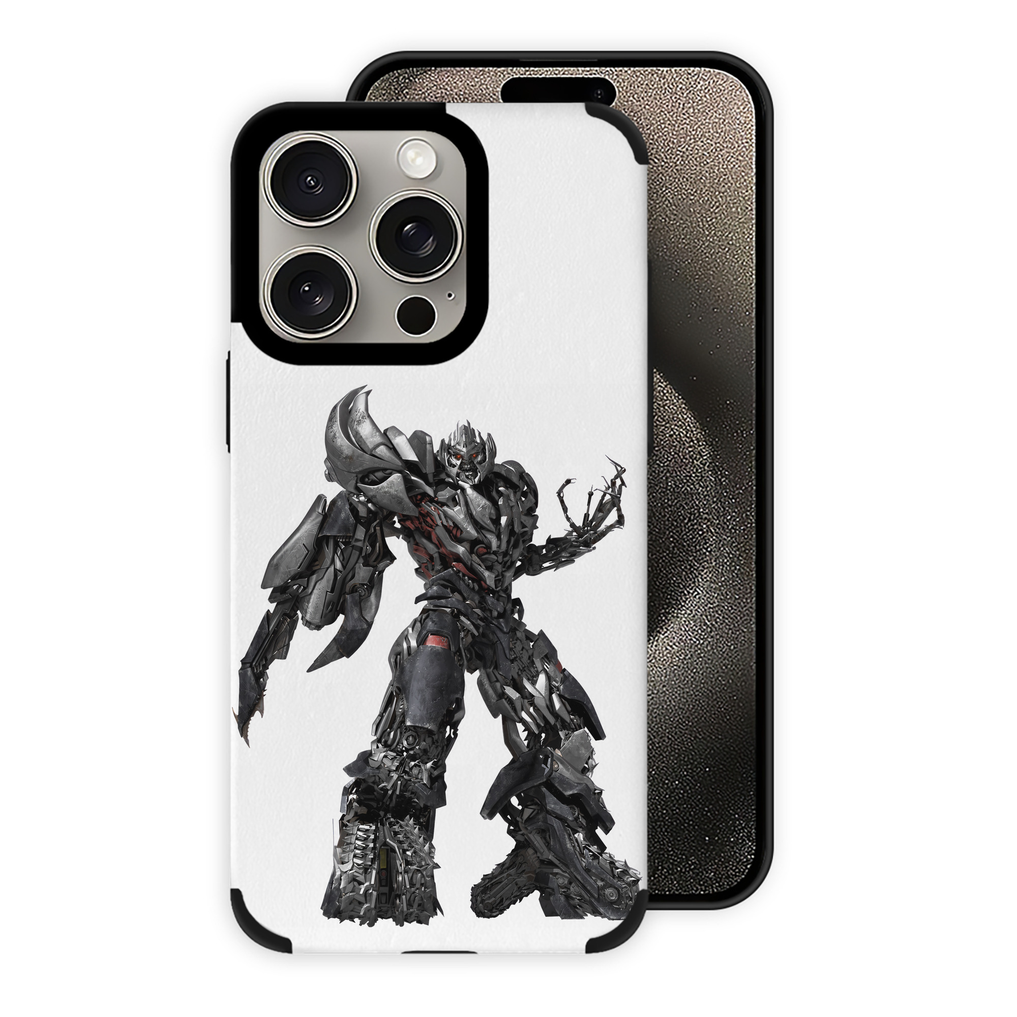 （画像用） Transformers トランスフォーマー 【iPhone15ProMax対応】 PUレザー スマホケース 耐衝撃＆黄変防止