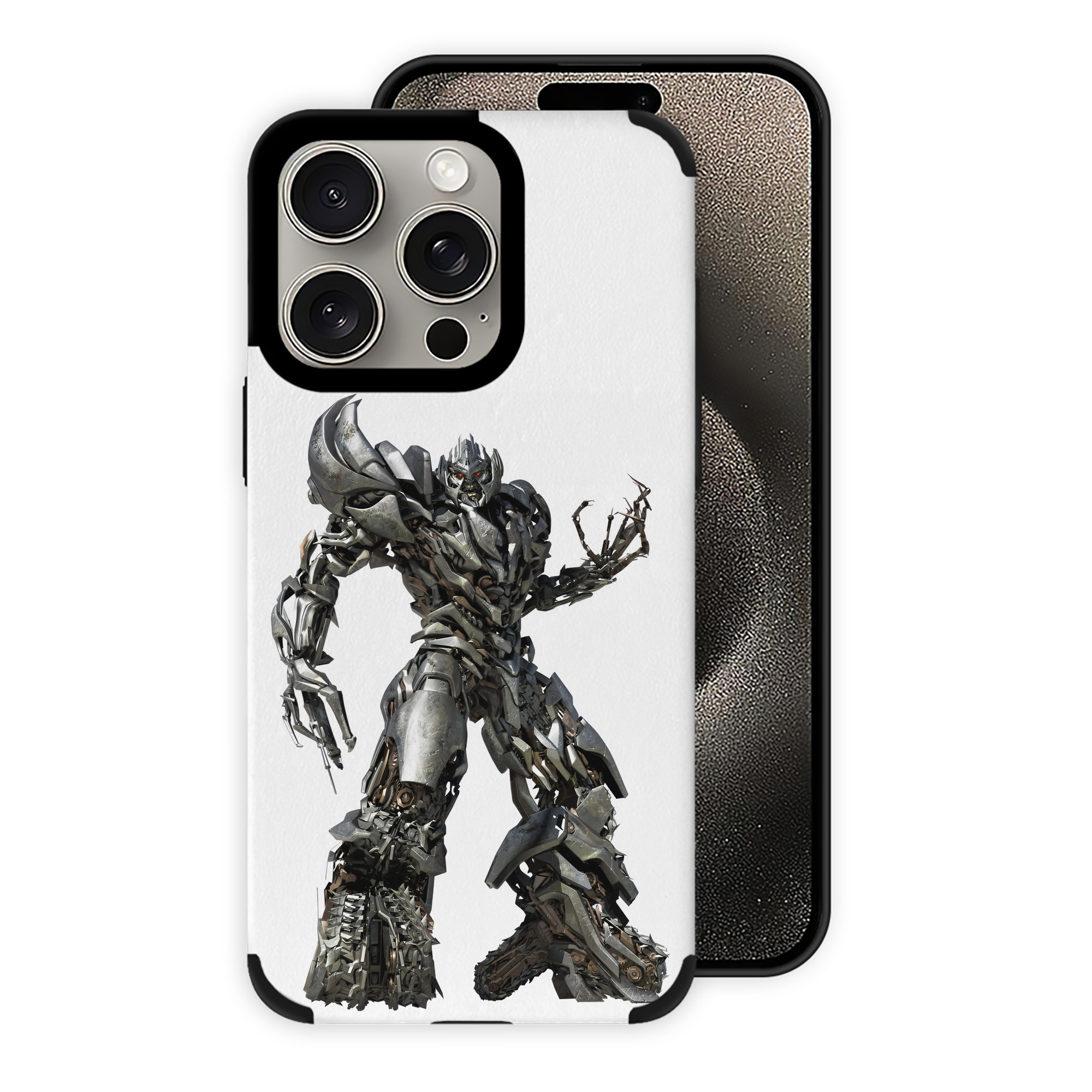 （画像用） Transformers トランスフォーマー 【iPhone15ProMax対応】 PUレザー スマホケース 耐衝撃＆黄変防止