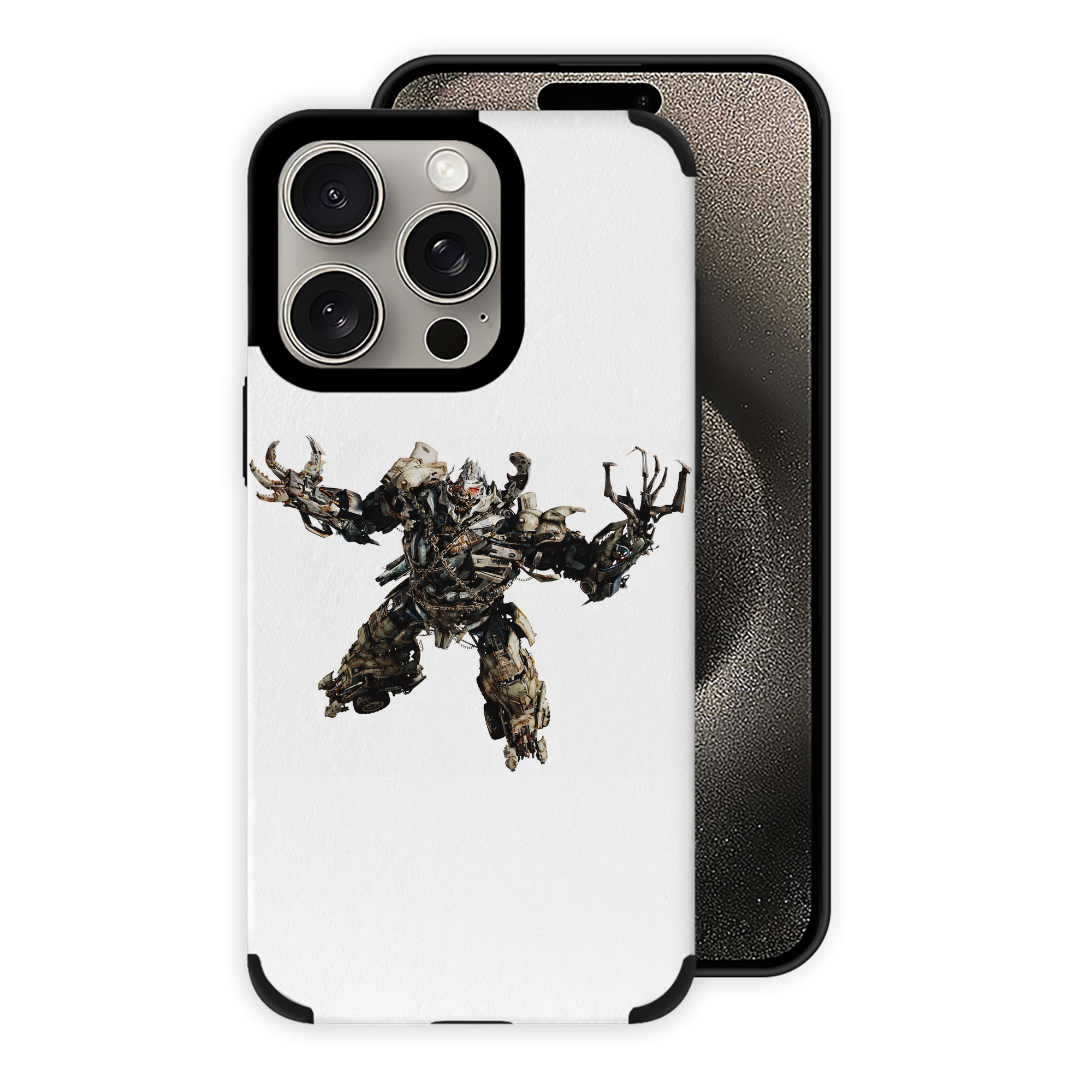 （画像用） Transformers トランスフォーマー 【iPhone15ProMax対応】 PUレザー スマホケース 耐衝撃＆黄変防止