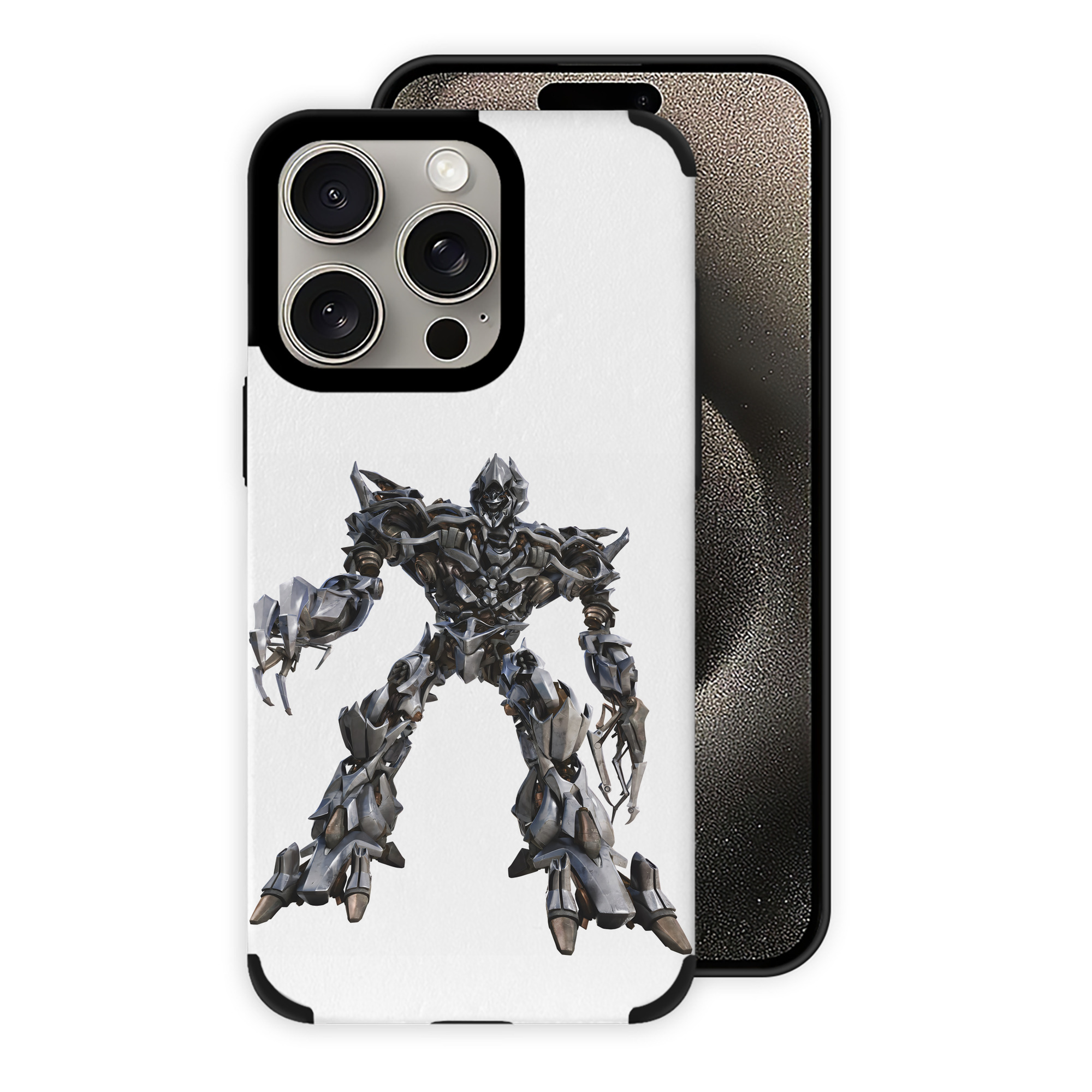 （画像用） Transformers トランスフォーマー 【iPhone15ProMax対応】 PUレザー スマホケース 耐衝撃＆黄変防止