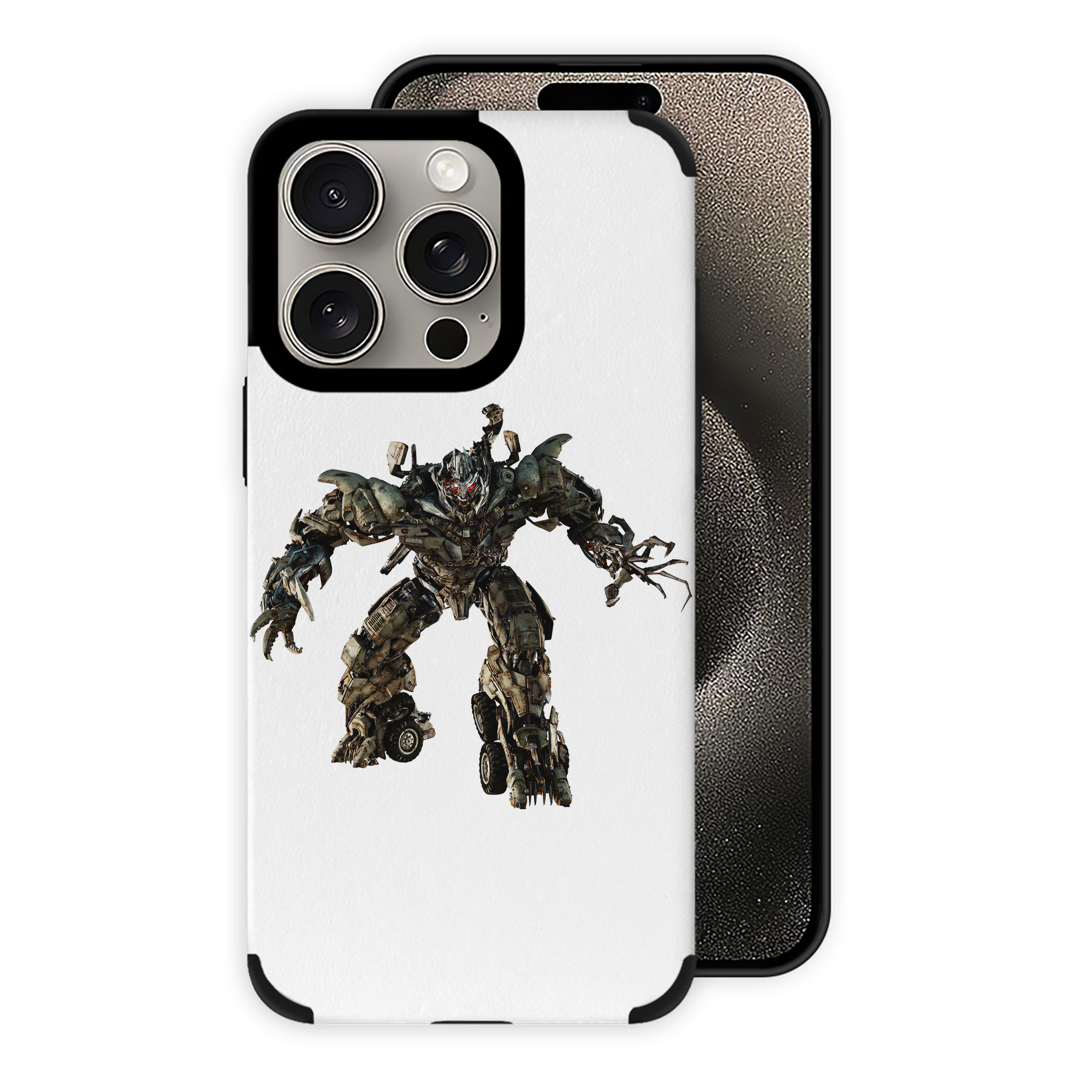 （画像用） Transformers トランスフォーマー 【iPhone15ProMax対応】 PUレザー スマホケース 耐衝撃＆黄変防止