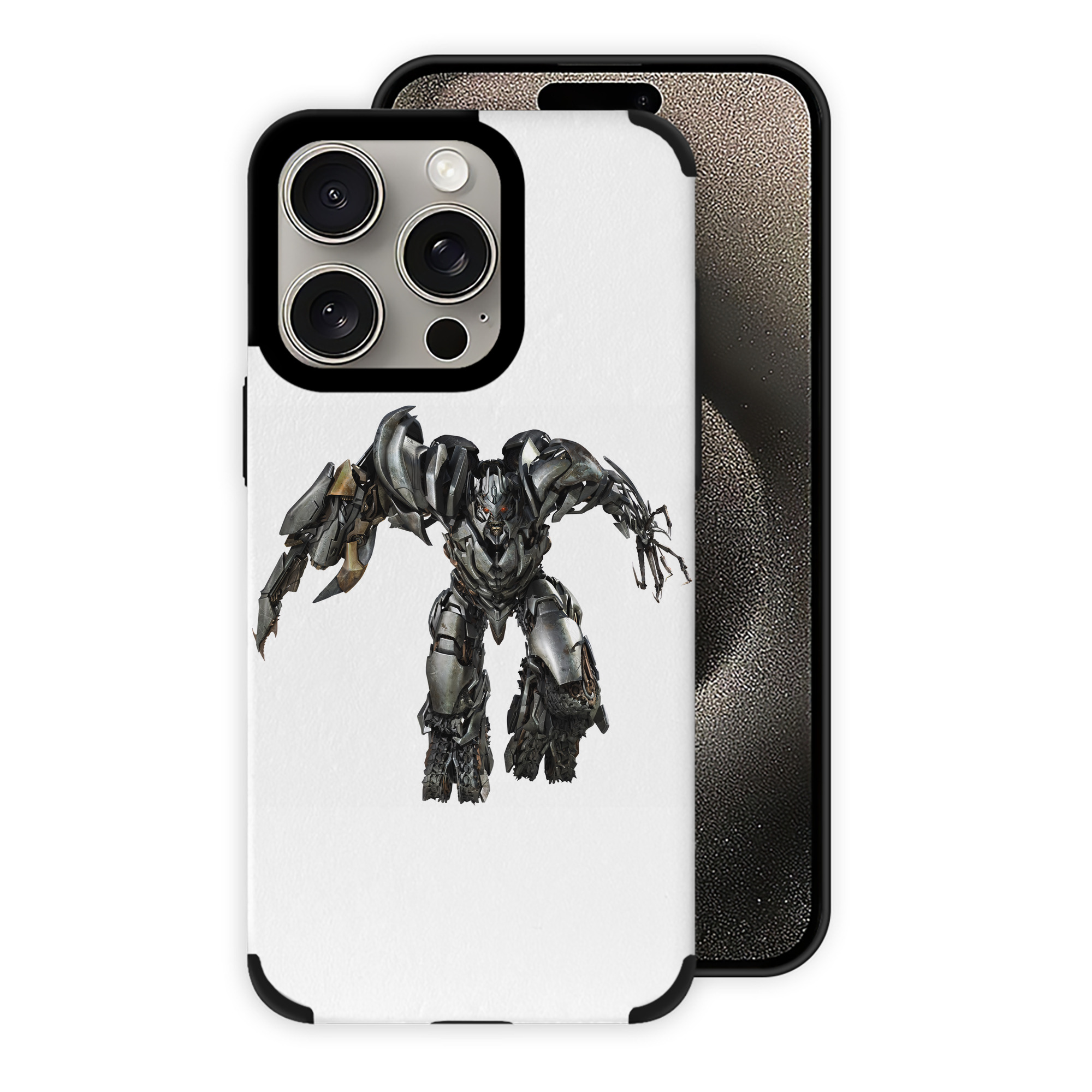 （画像用） Transformers トランスフォーマー 【iPhone15ProMax対応】 PUレザー スマホケース 耐衝撃＆黄変防止