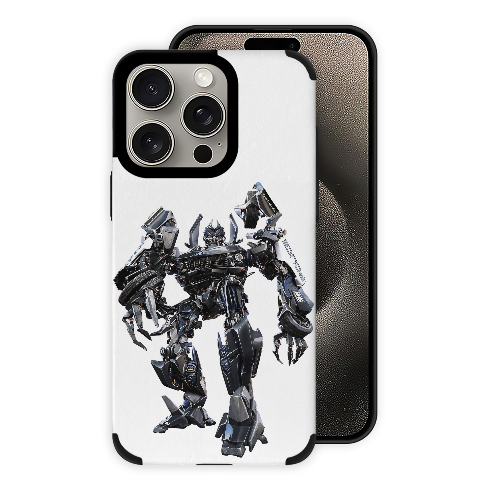 （画像用） Transformers トランスフォーマー 【iPhone15ProMax対応】 PUレザー スマホケース 耐衝撃＆黄変防止