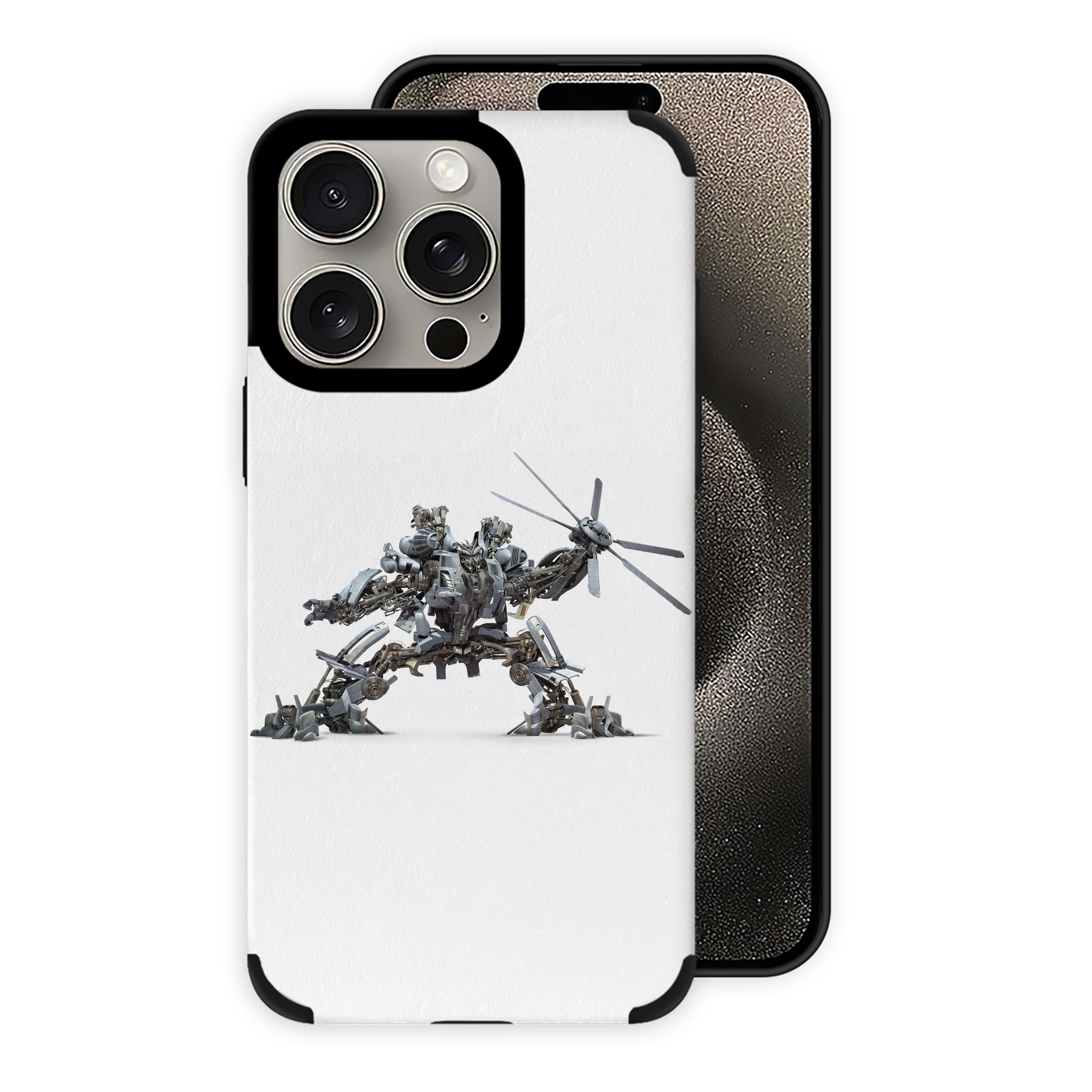 （画像用） Transformers トランスフォーマー 【iPhone15ProMax対応】 PUレザー スマホケース 耐衝撃＆黄変防止