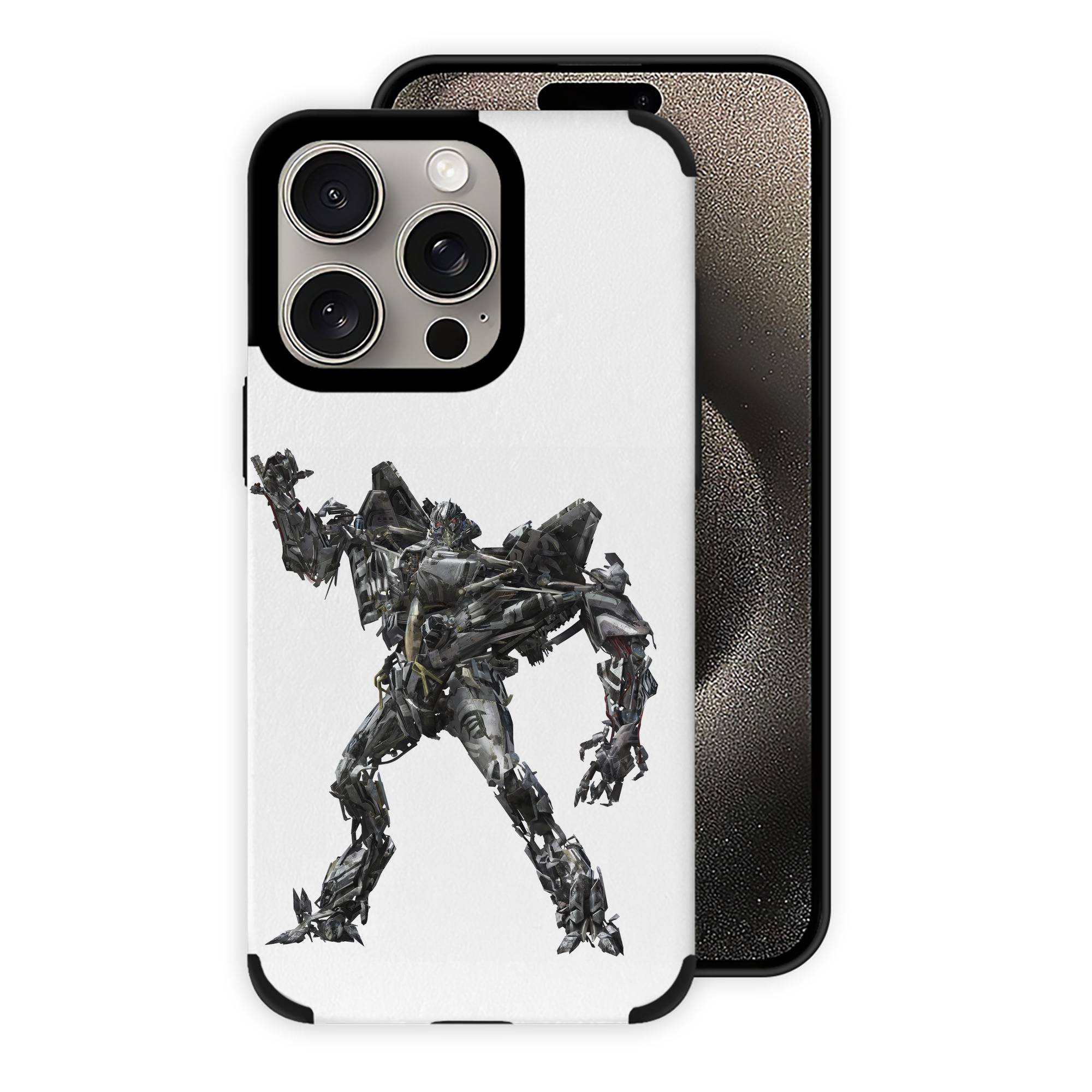 （画像用） Transformers トランスフォーマー 【iPhone15ProMax対応】 PUレザー スマホケース 耐衝撃＆黄変防止