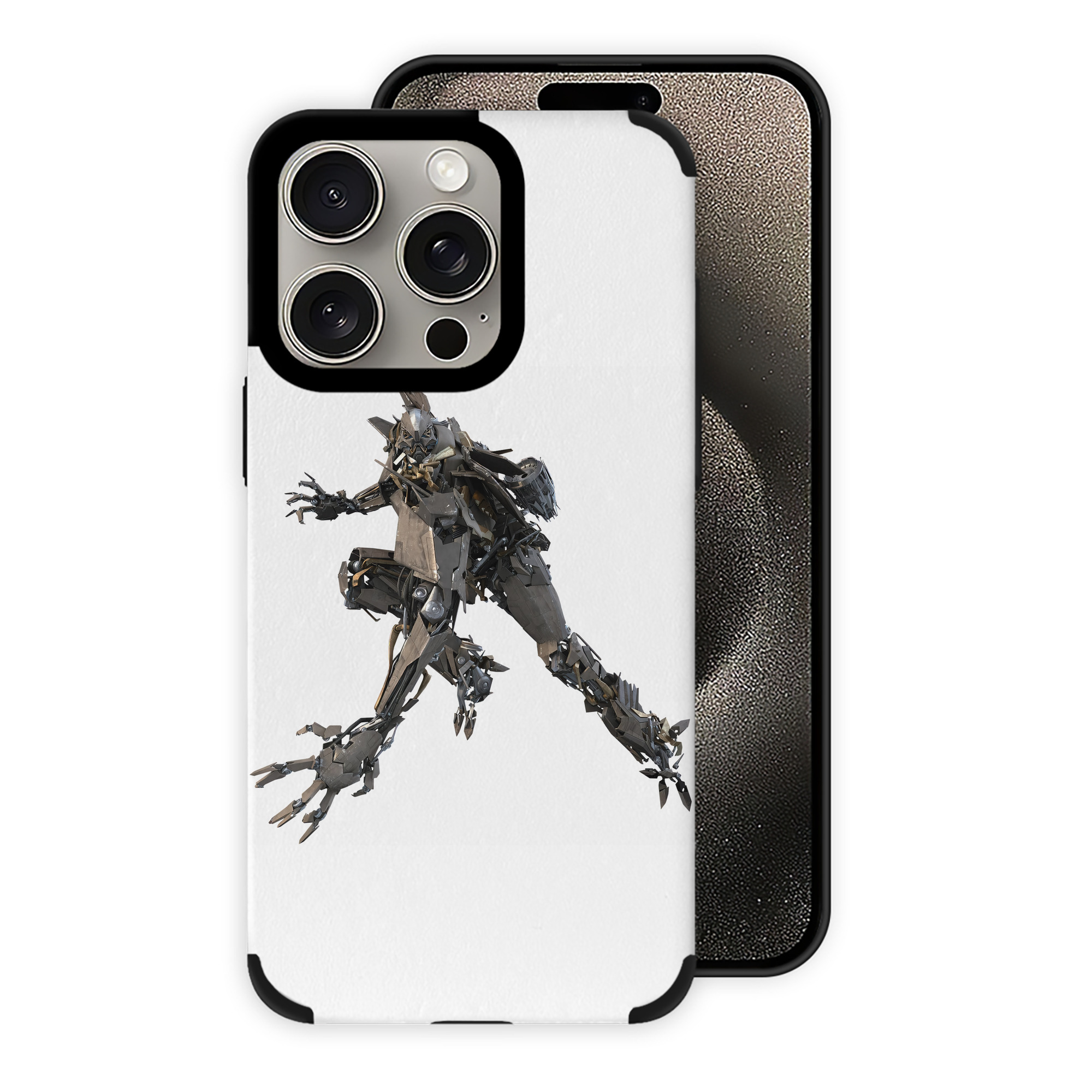 （画像用） Transformers トランスフォーマー 【iPhone15ProMax対応】 PUレザー スマホケース 耐衝撃＆黄変防止