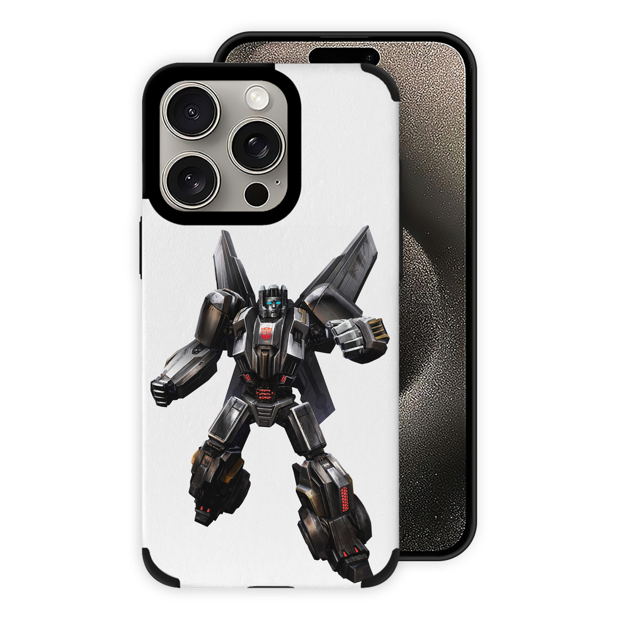（画像用） Transformers トランスフォーマー 【iPhone15ProMax対応】 PUレザー スマホケース 耐衝撃＆黄変防止