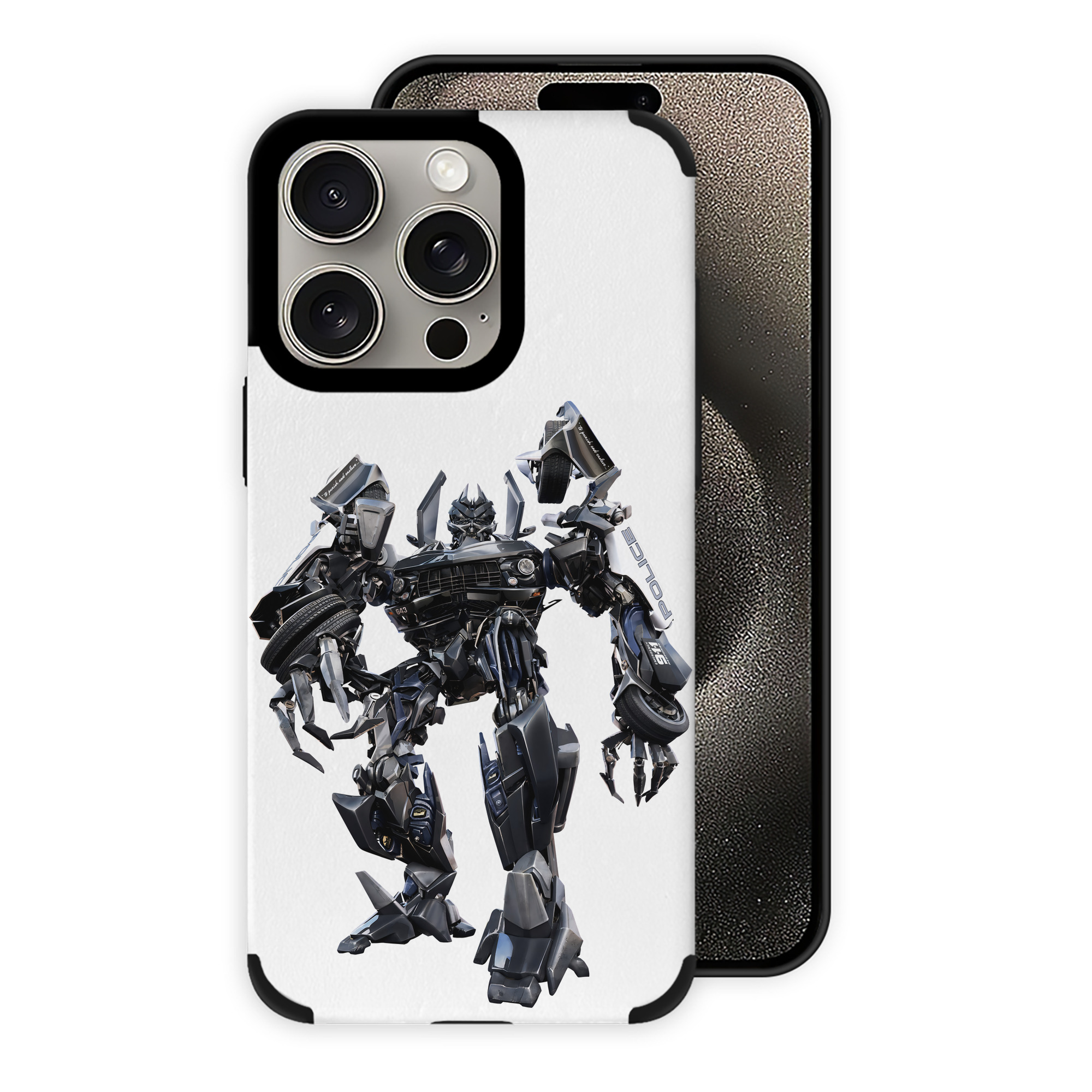 （画像用） Transformers トランスフォーマー 【iPhone15ProMax対応】 PUレザー スマホケース 耐衝撃＆黄変防止
