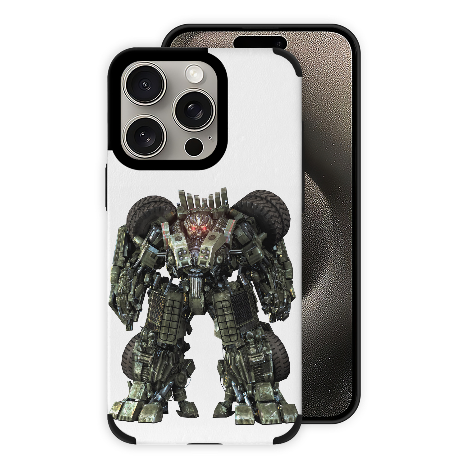 （画像用） Transformers トランスフォーマー 【iPhone15ProMax対応】 PUレザー スマホケース 耐衝撃＆黄変防止