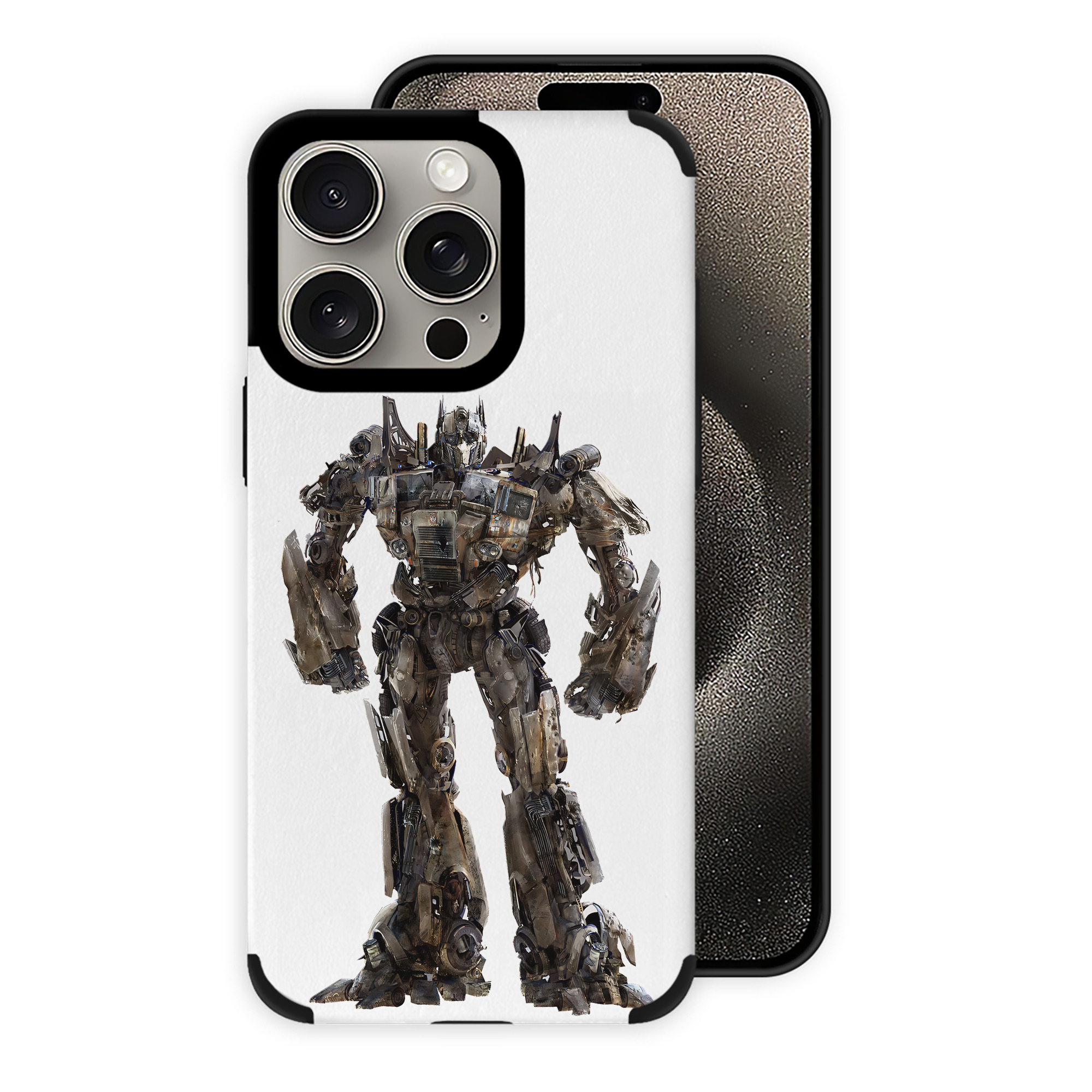 （画像用） Transformers トランスフォーマー 【iPhone15ProMax対応】 PUレザー スマホケース 耐衝撃＆黄変防止