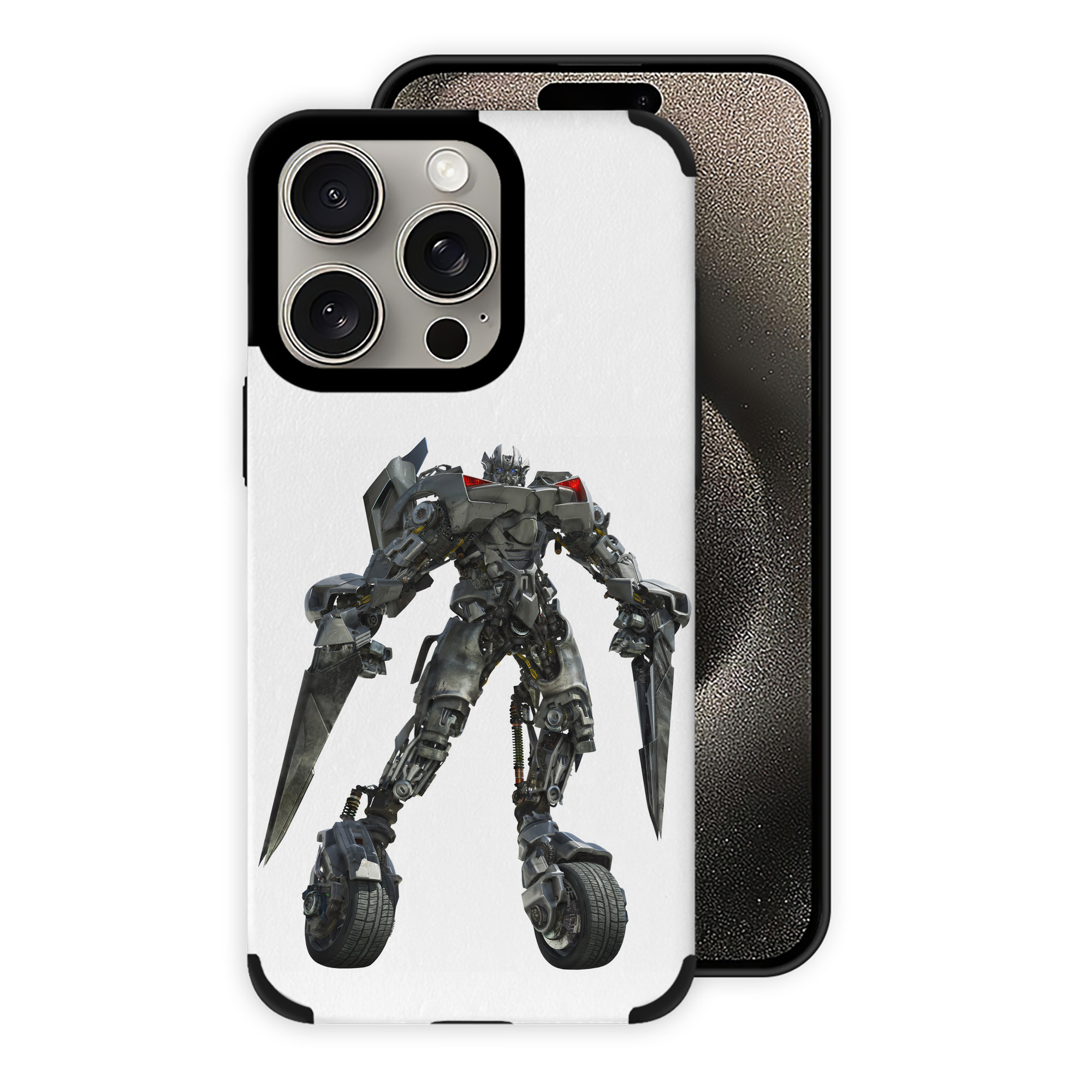 （画像用） Transformers トランスフォーマー 【iPhone15ProMax対応】 PUレザー スマホケース 耐衝撃＆黄変防止