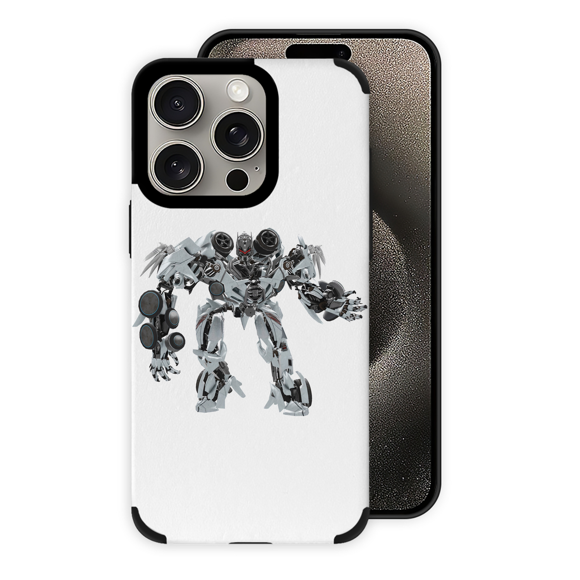 （画像用） Transformers トランスフォーマー 【iPhone15ProMax対応】 PUレザー スマホケース 耐衝撃＆黄変防止
