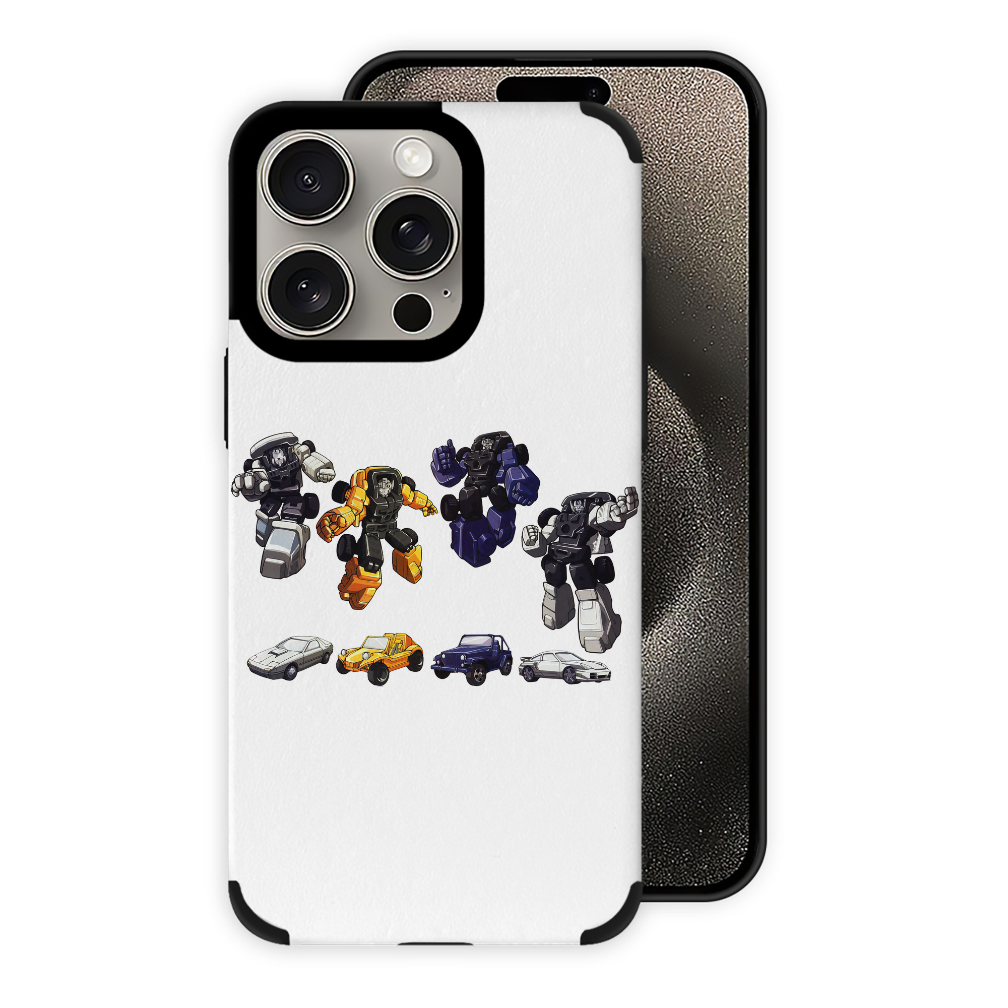 （画像用） Transformers トランスフォーマー 【iPhone15ProMax対応】 PUレザー スマホケース 耐衝撃＆黄変防止