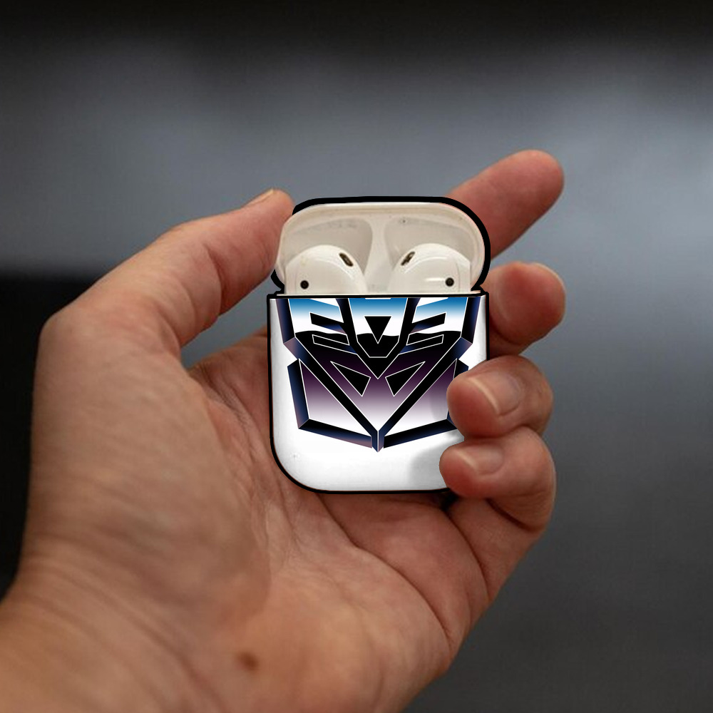 Transformers トランスフォーマー AirPods 第2世代保護ケース ハードシェル ブラック 耐衝撃・防指紋・カラビナ付き