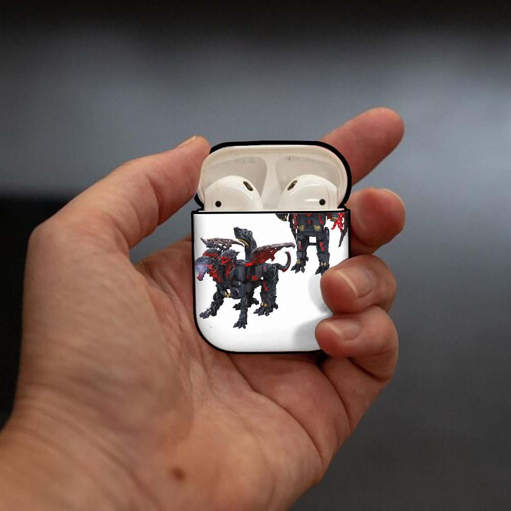 Transformers トランスフォーマー AirPods 第2世代保護ケース ハードシェル ブラック 耐衝撃・防指紋・カラビナ付き