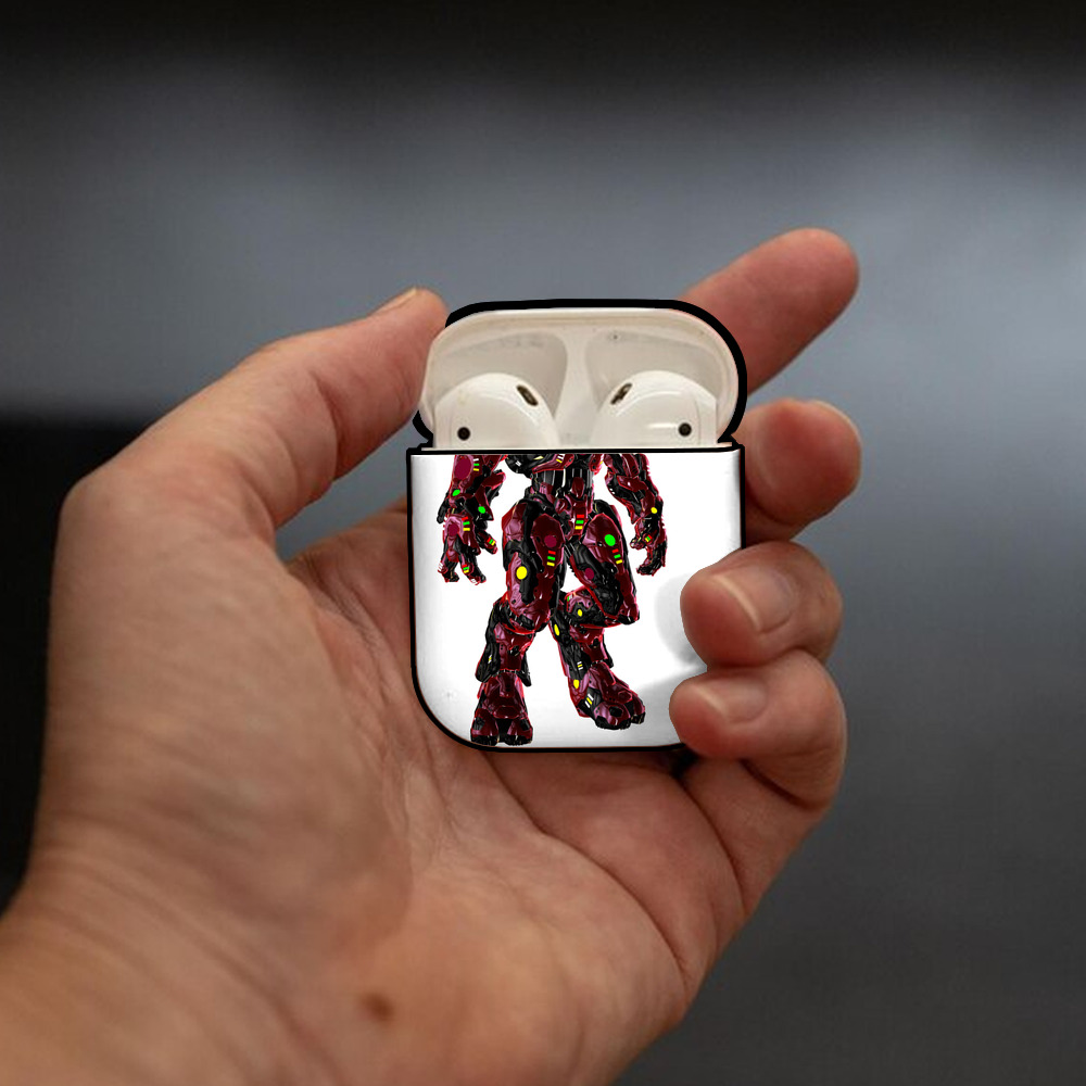 Transformers トランスフォーマー AirPods 第2世代保護ケース ハードシェル ブラック 耐衝撃・防指紋・カラビナ付き