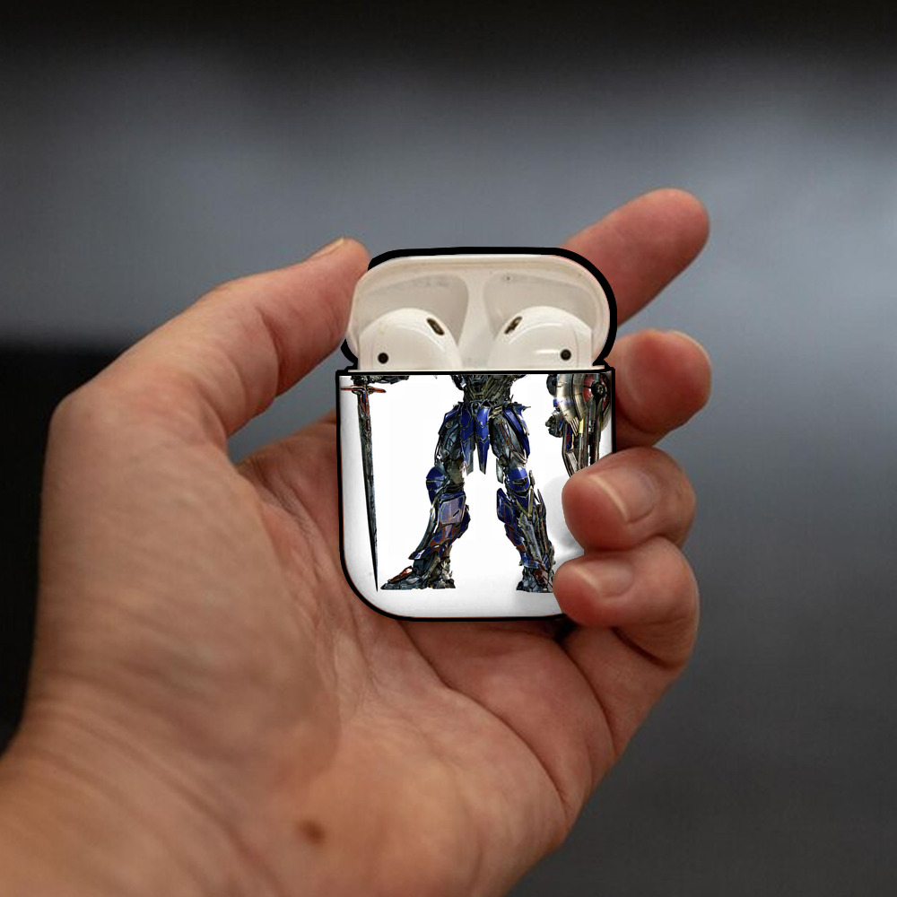 Transformers トランスフォーマー AirPods 第2世代保護ケース ハードシェル ブラック 耐衝撃・防指紋・カラビナ付き