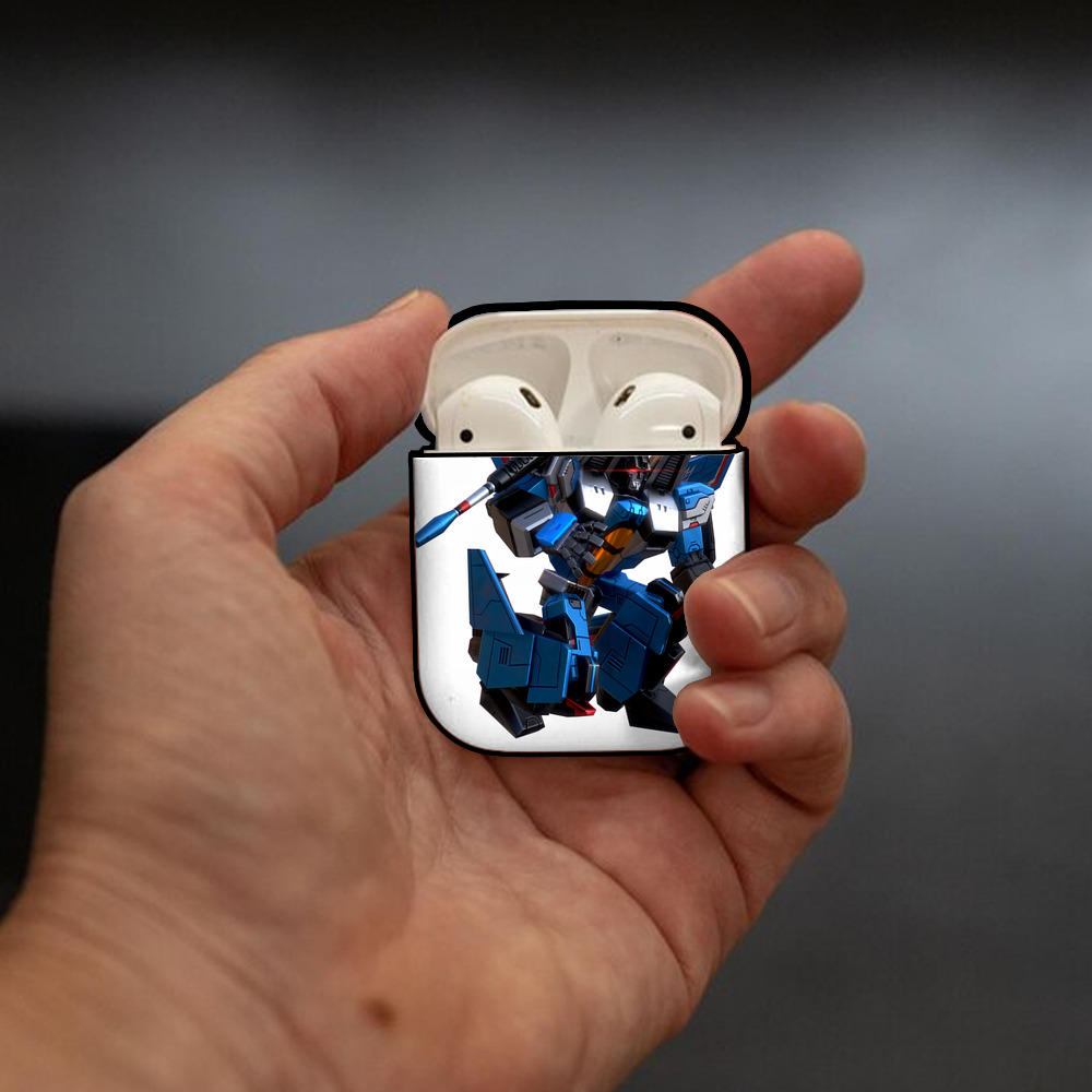 Transformers トランスフォーマー AirPods 第2世代保護ケース ハードシェル ブラック 耐衝撃・防指紋・カラビナ付き